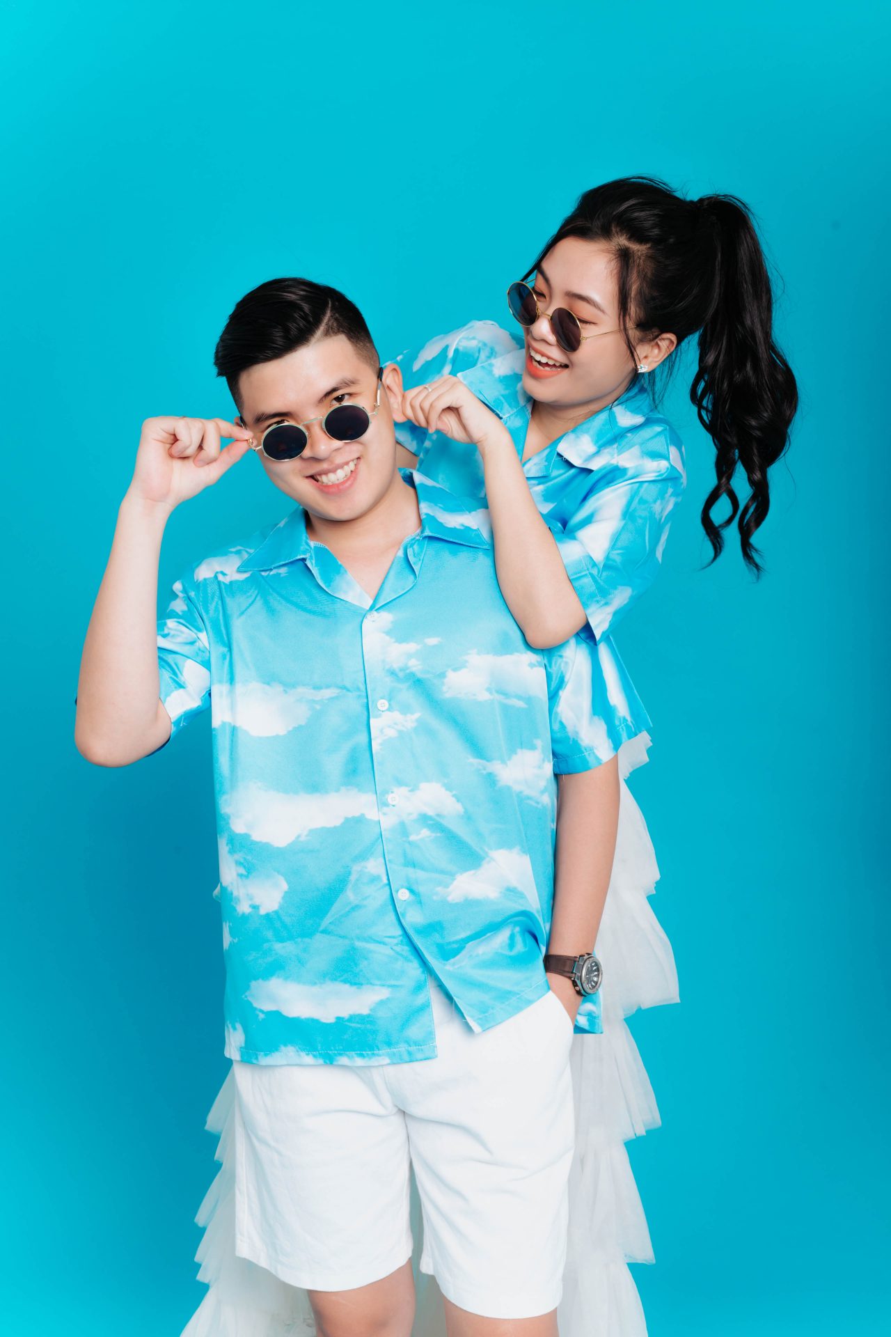 chụp hình cặp đôi dễ thương