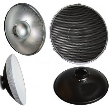 Tản sáng Beauty Dish 58cm (Grid)