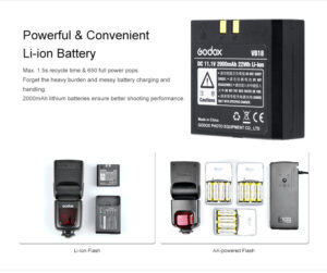 Pin VB18 cho Flash GODOX V860 II