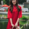 chụp ảnh áo dài tết