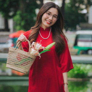 thuê áo dài chụp tết