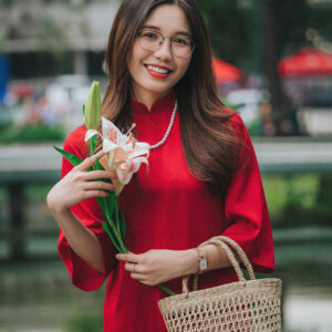 thuê áo dài chụp tết
