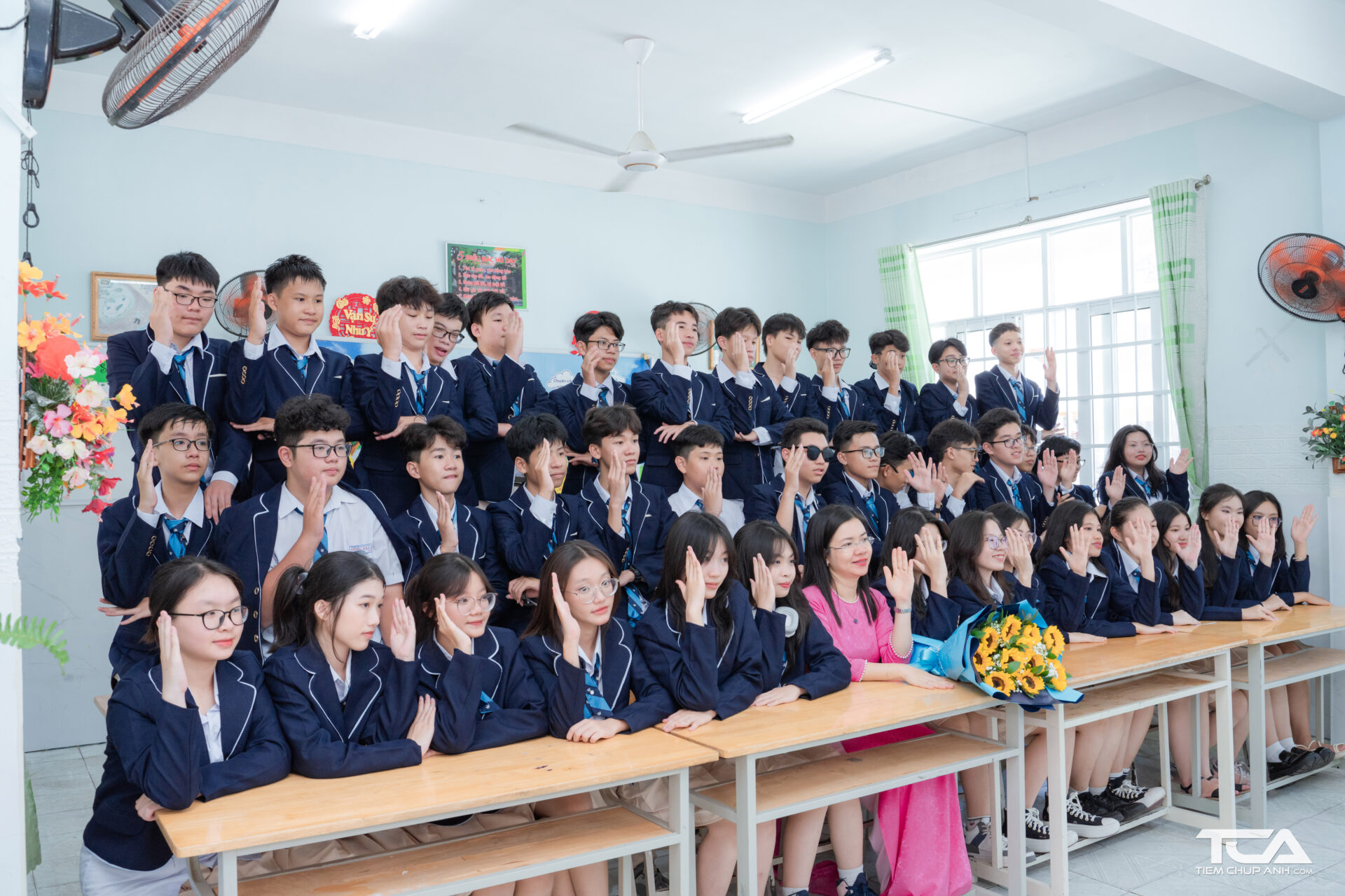cho thuê đồng phục học sinh concept Hàn Quốc chụp ảnh kỷ yếu