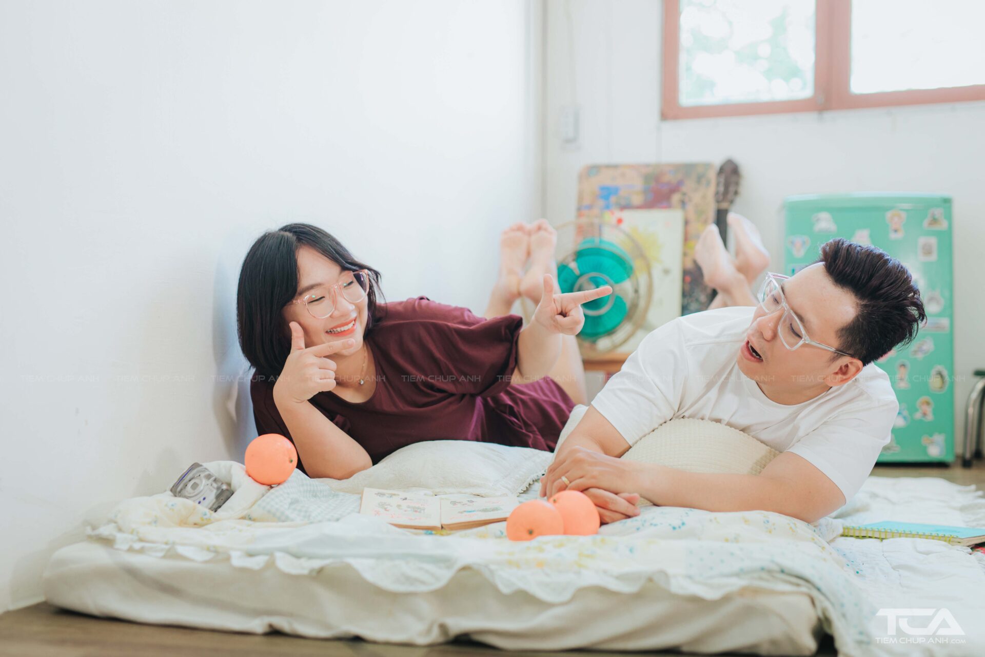 chụp ảnh cùng người yêu giấu mặt