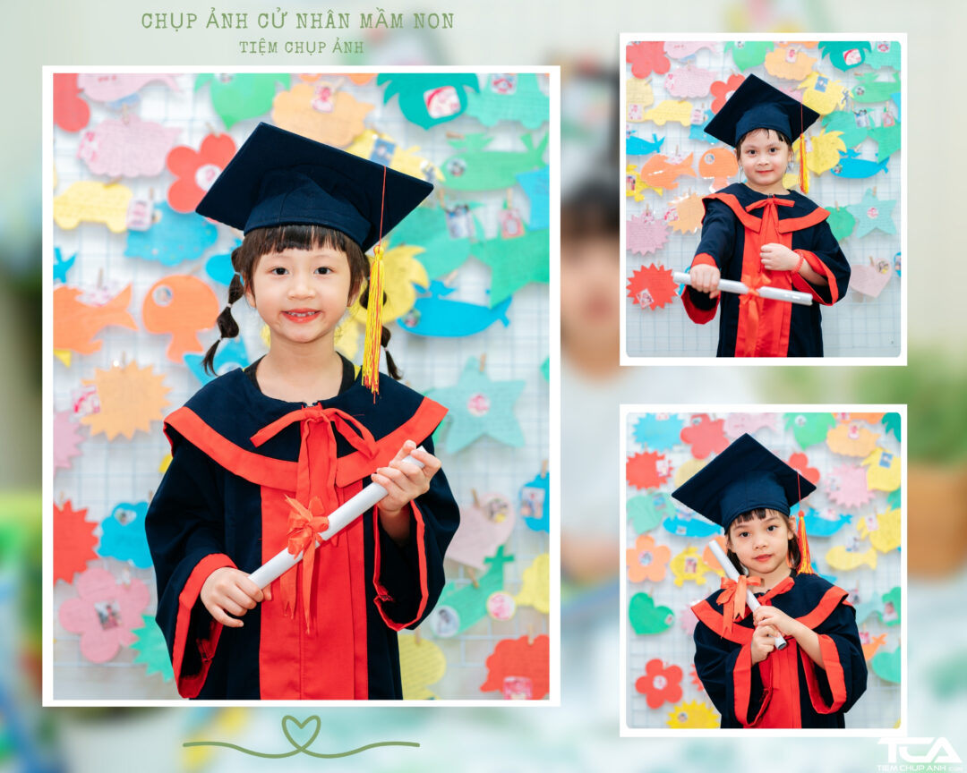 Bảng giá chụp ảnh cử nhân mầm non cho bé