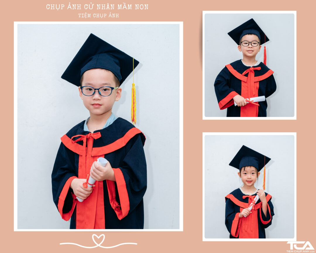 chụp ảnh cử nhân mầm non
