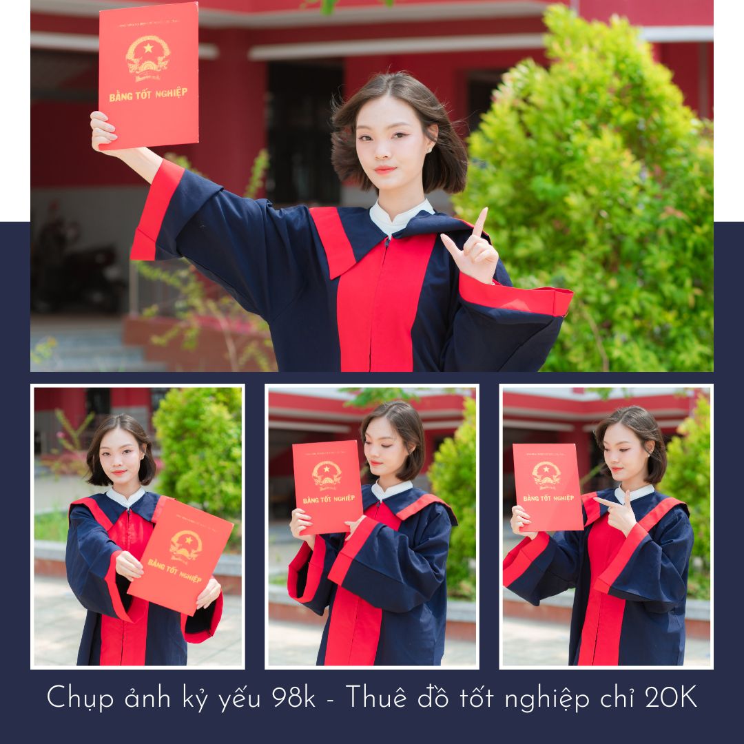 chụp ảnh áo cử nhân