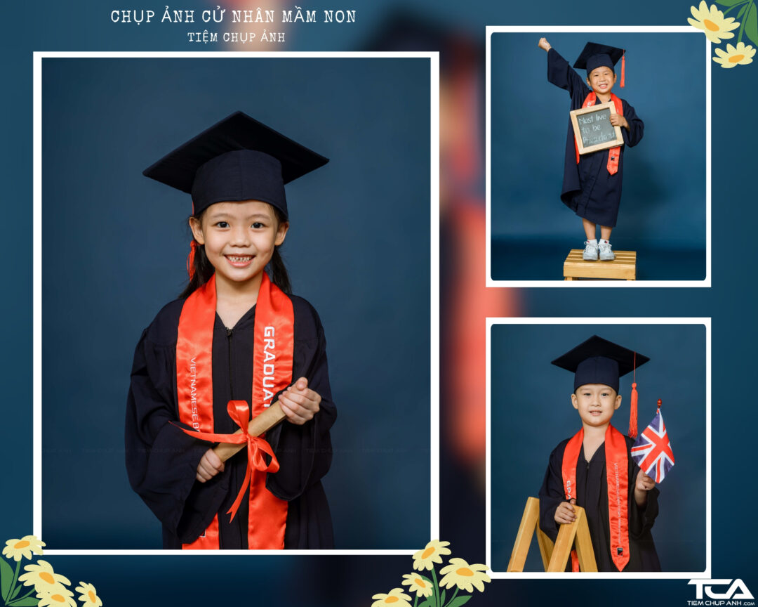 Bảng giá chụp ảnh cử nhân mầm non cho bé