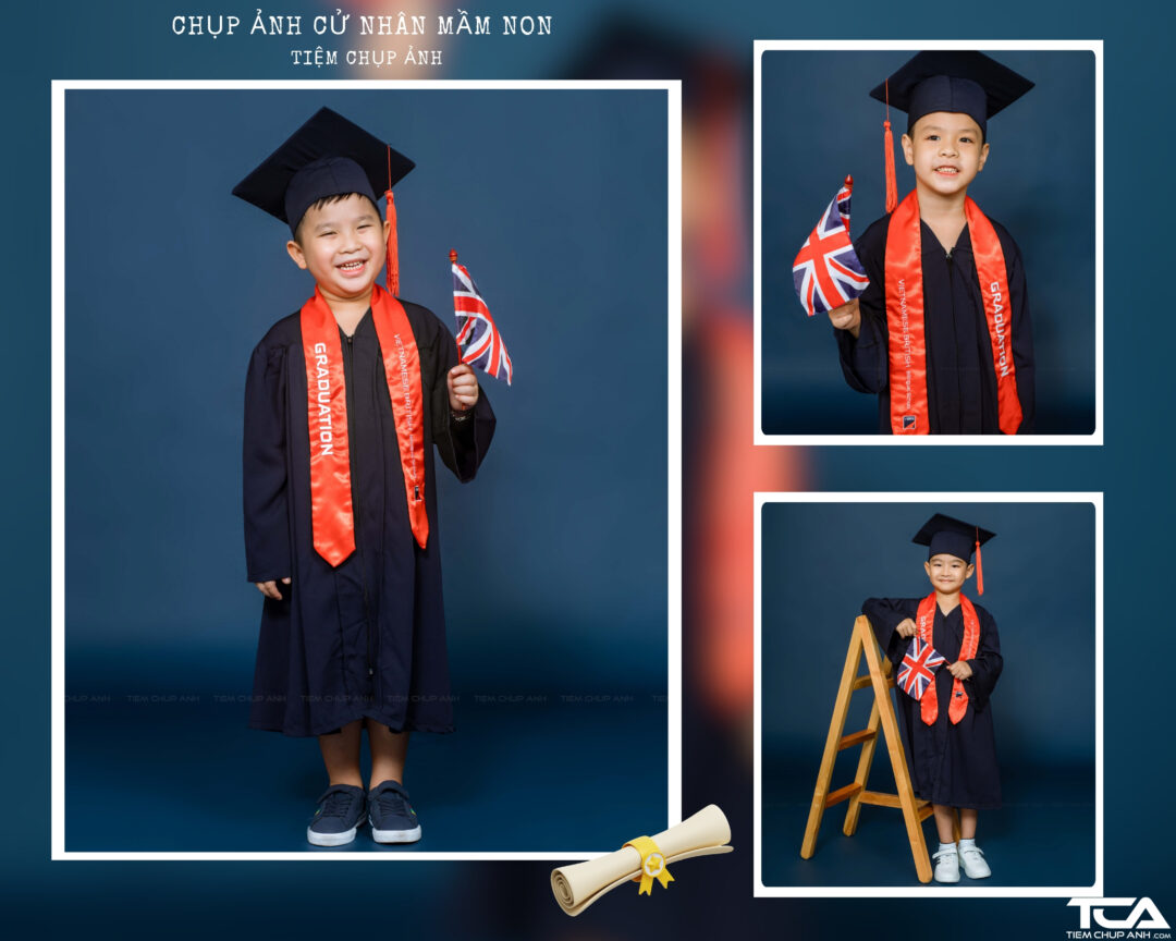 chụp ảnh cử nhân mầm non