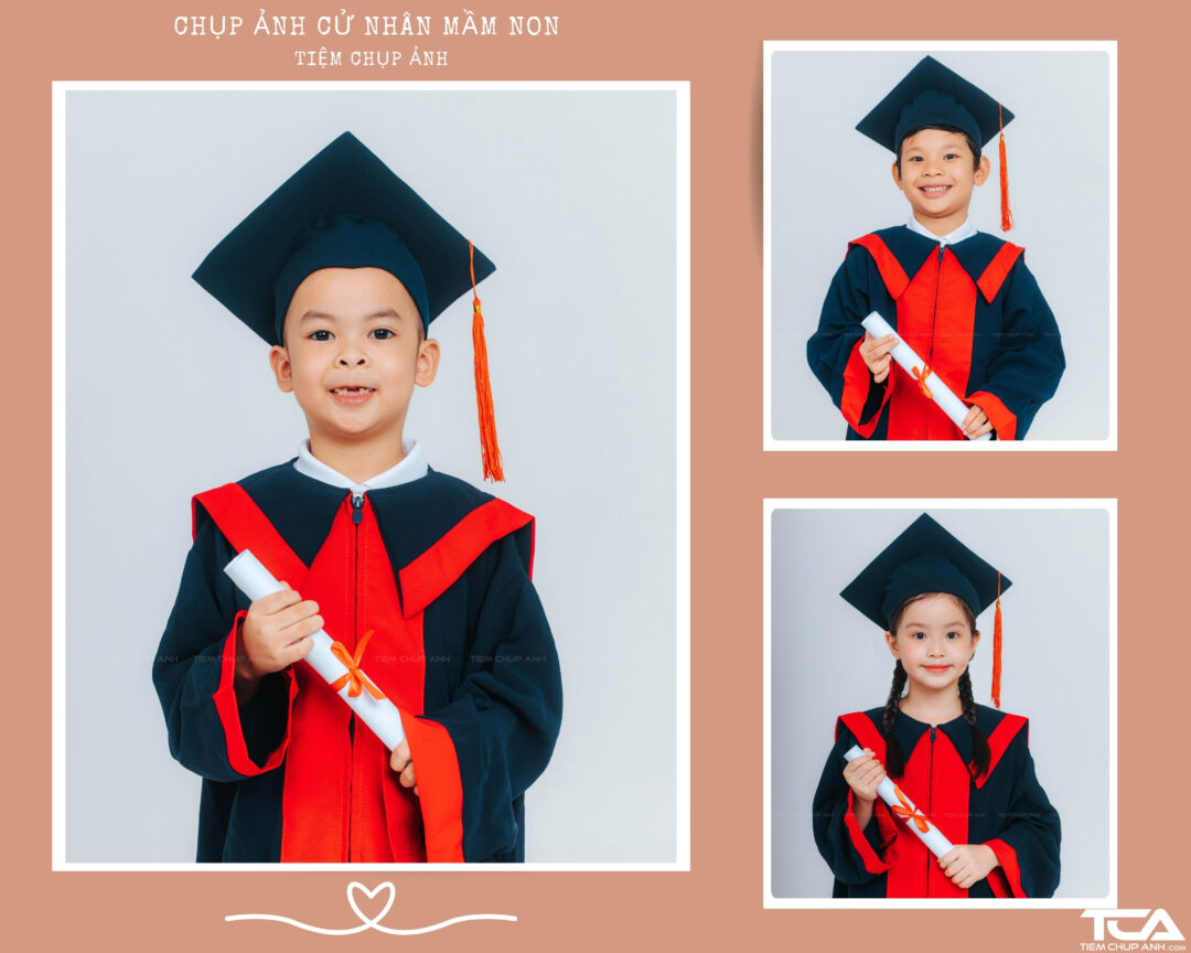 chụp ảnh cử nhân mầm non