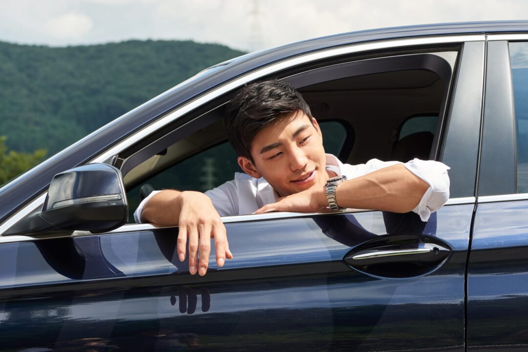 hình ảnh chụp từ trong xe ô tô