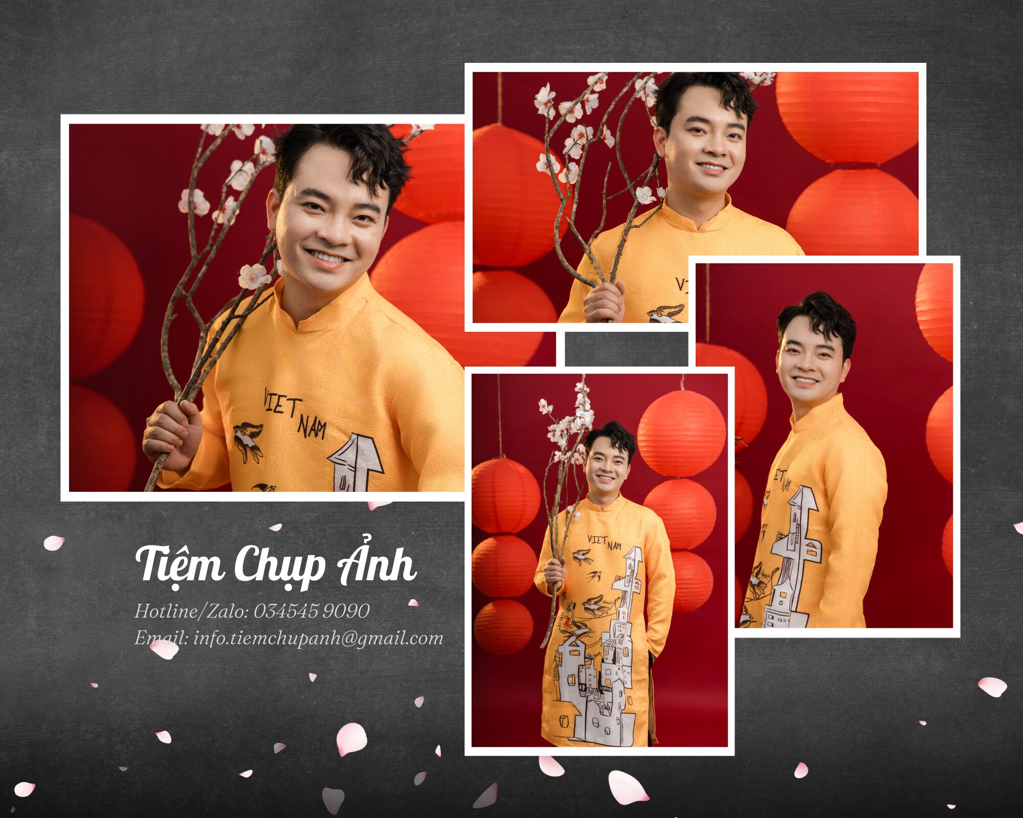 chụp ảnh áo dài tết tphcm