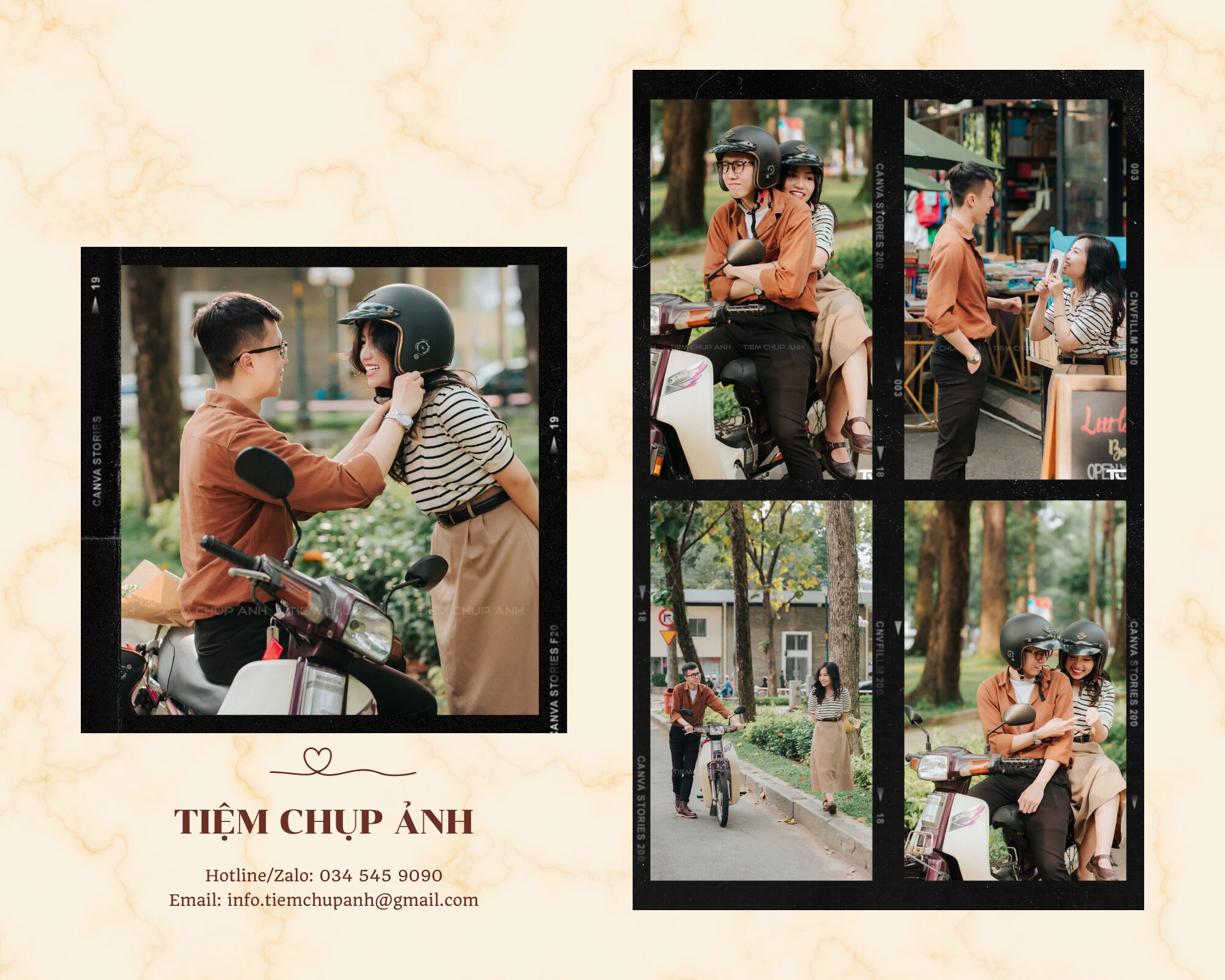 Bảng giá chụp ảnh couple/cặp đôi yêu nhau với người yêu cute dễ thương