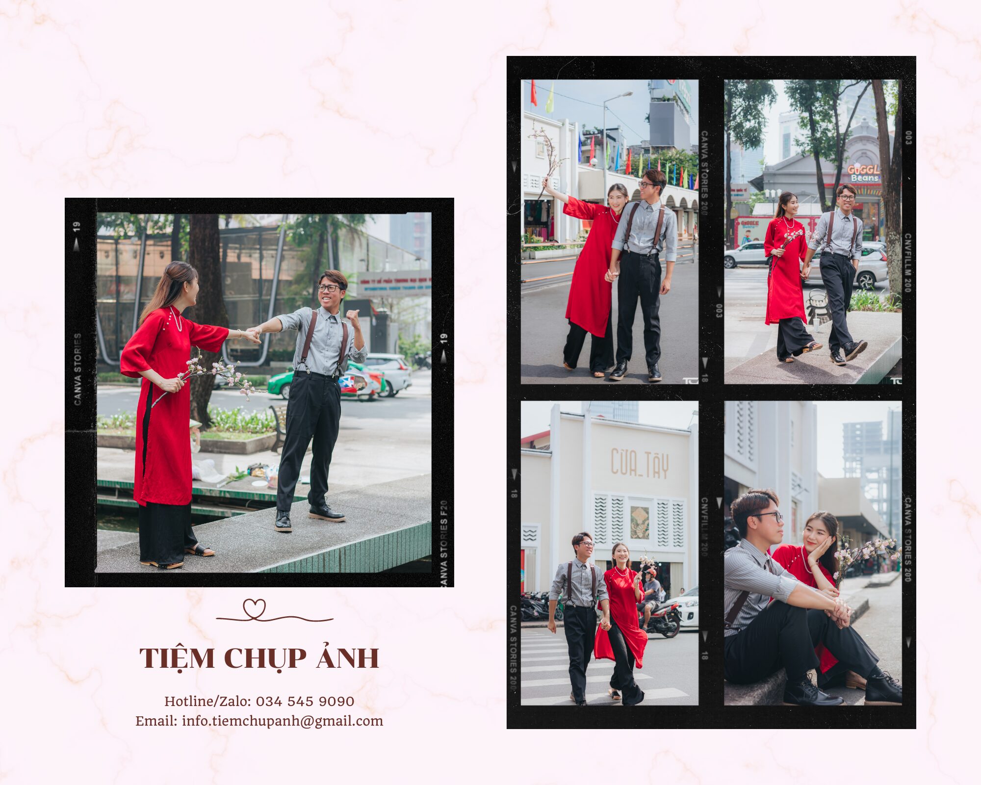 chụp ảnh với người yêu cute