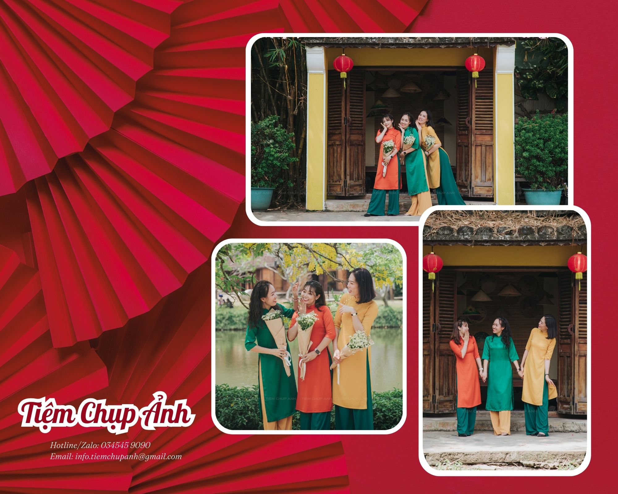 Bảng giá chụp ảnh tết nhóm