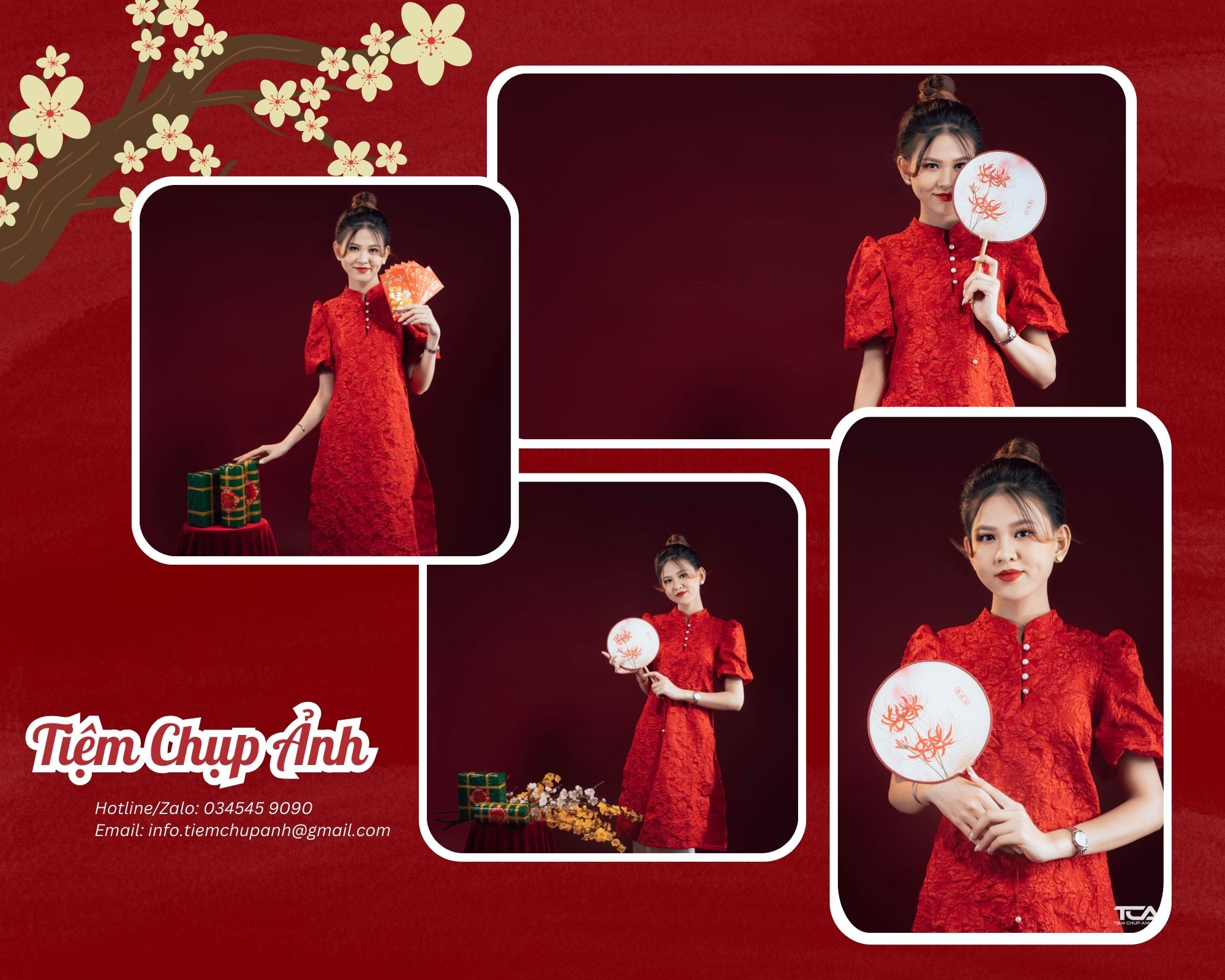 chụp ảnh với áo dài cách tân