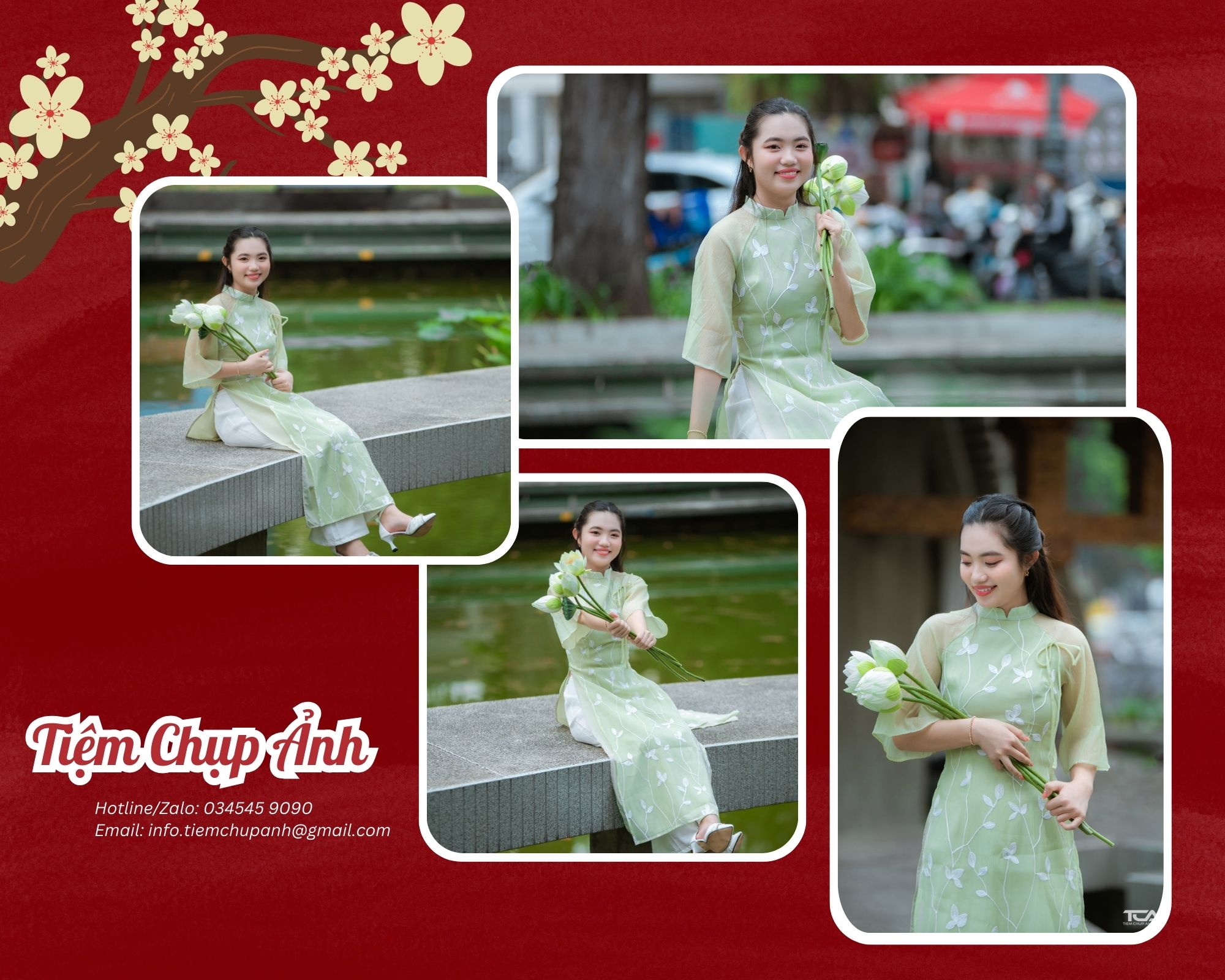 chụp hình áo dài cách tân