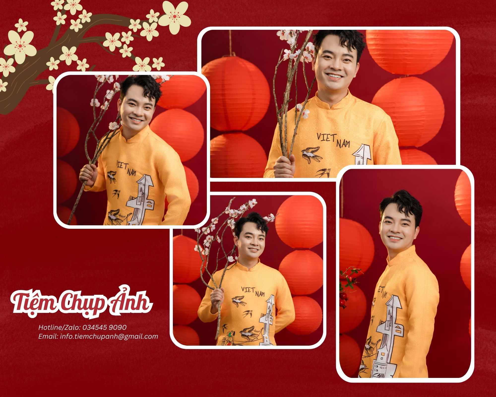 chup ảnh tết