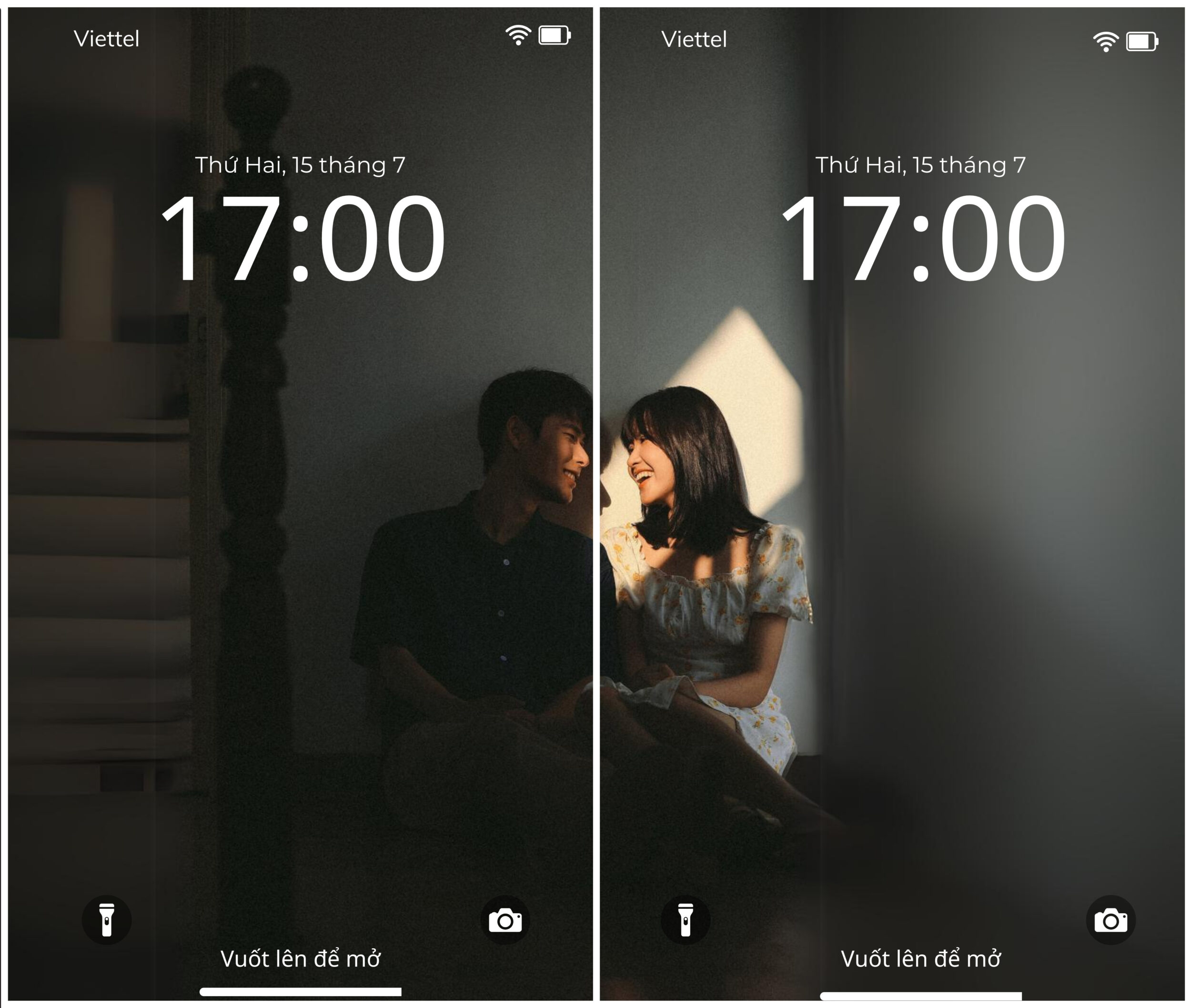 chụp bóng với người yêu