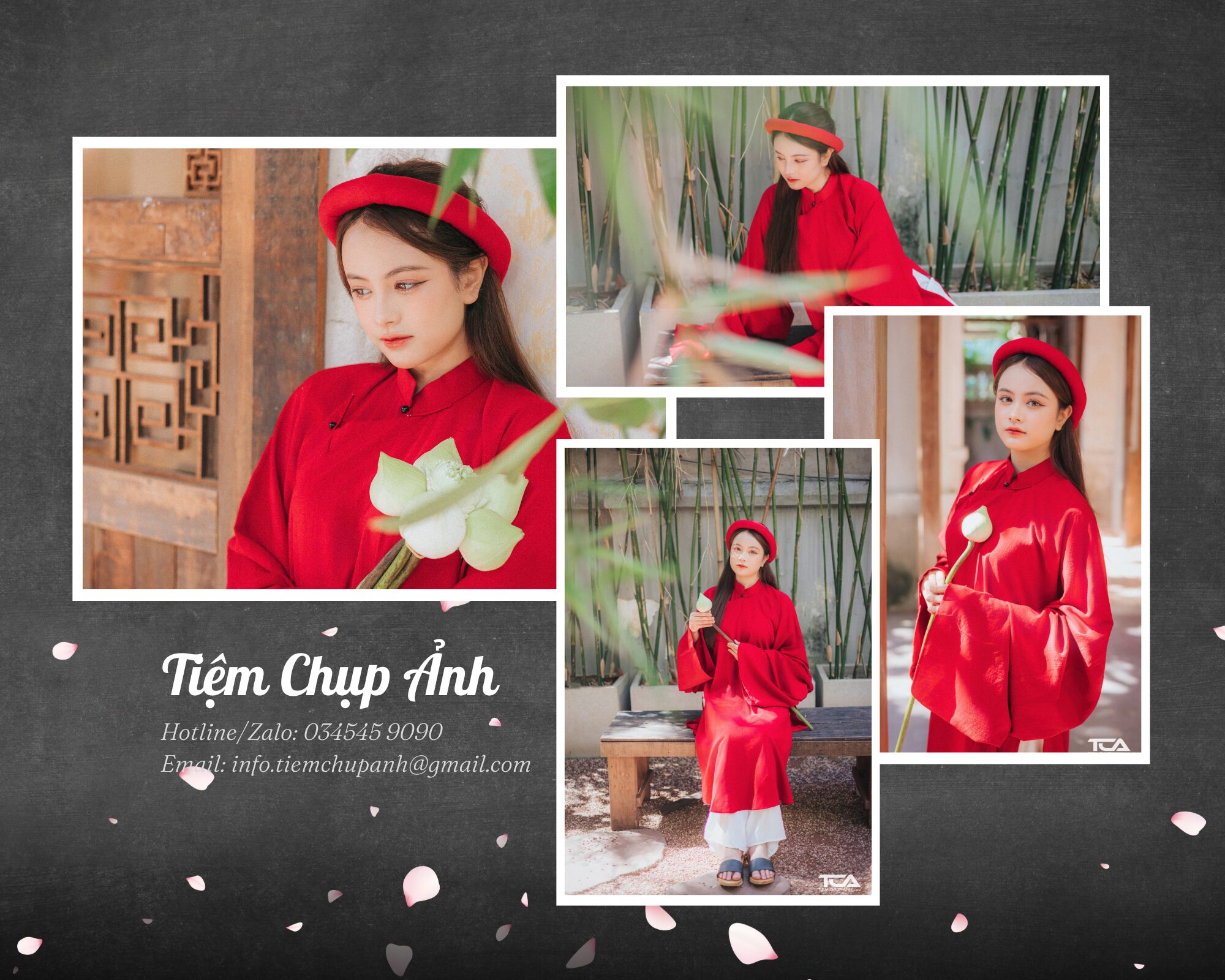 Bảng giá chụp ảnh áo dài tết ở TPHCM Sài Gòn