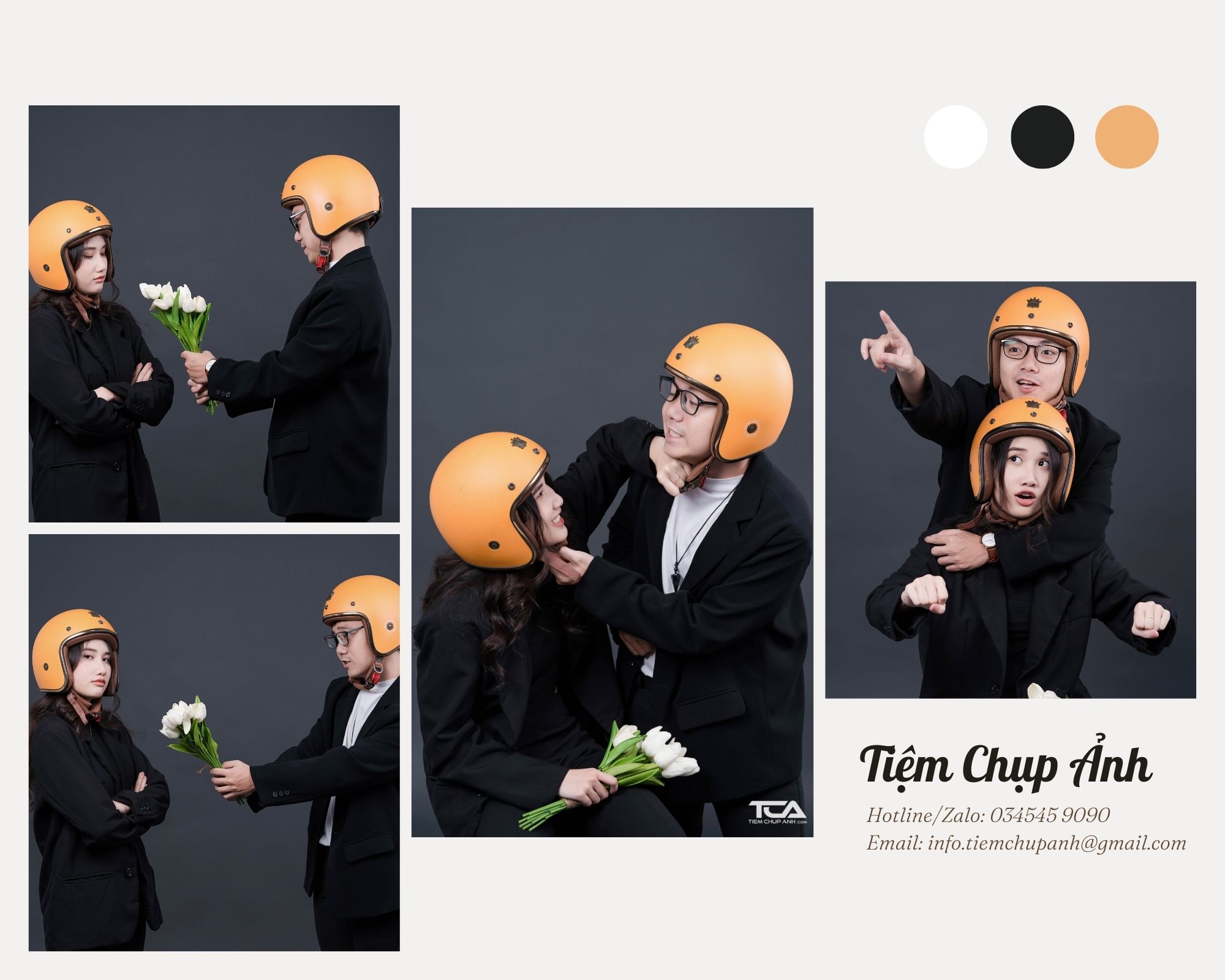 chụp hình sinh đôi