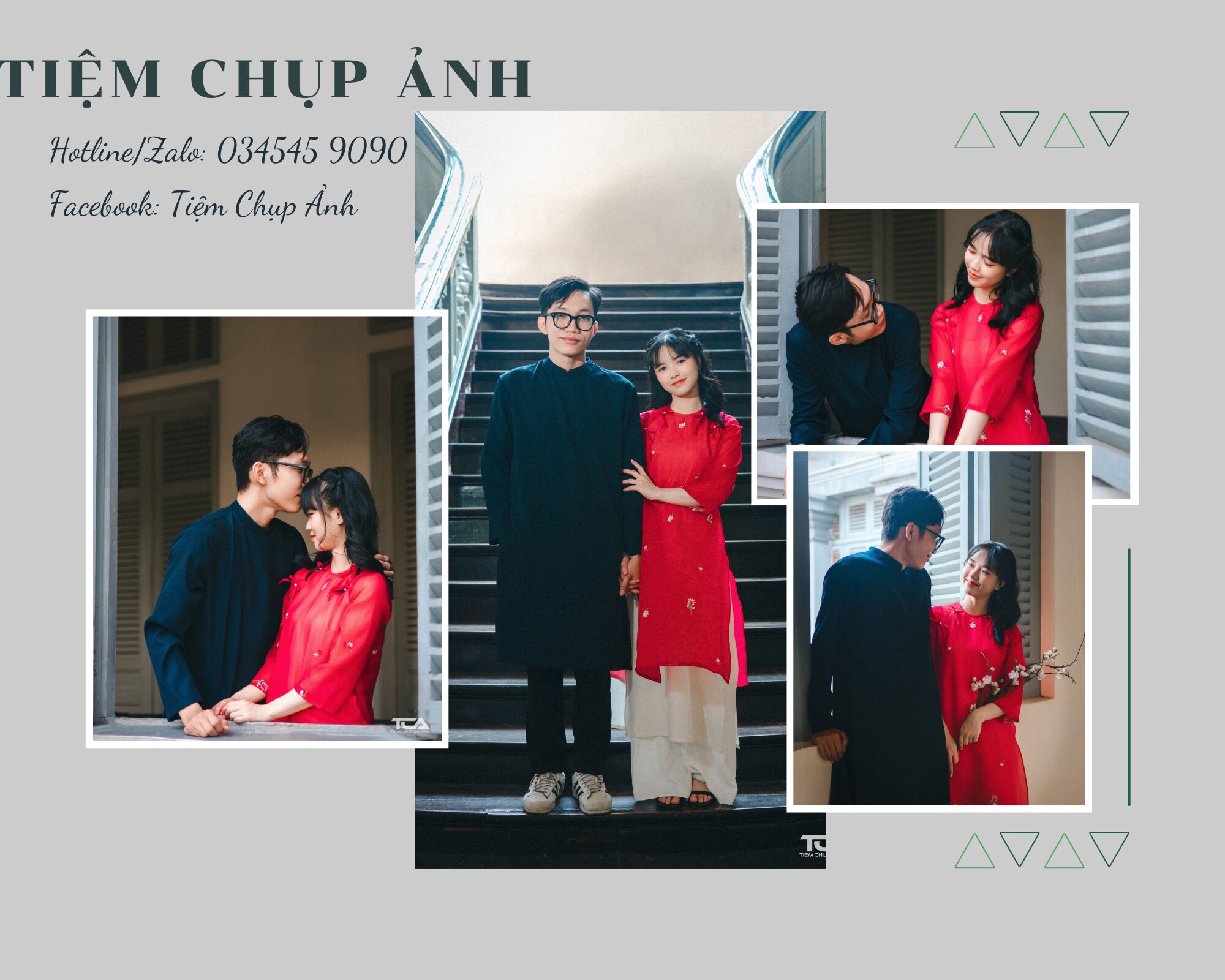 chụp couple áo dài
