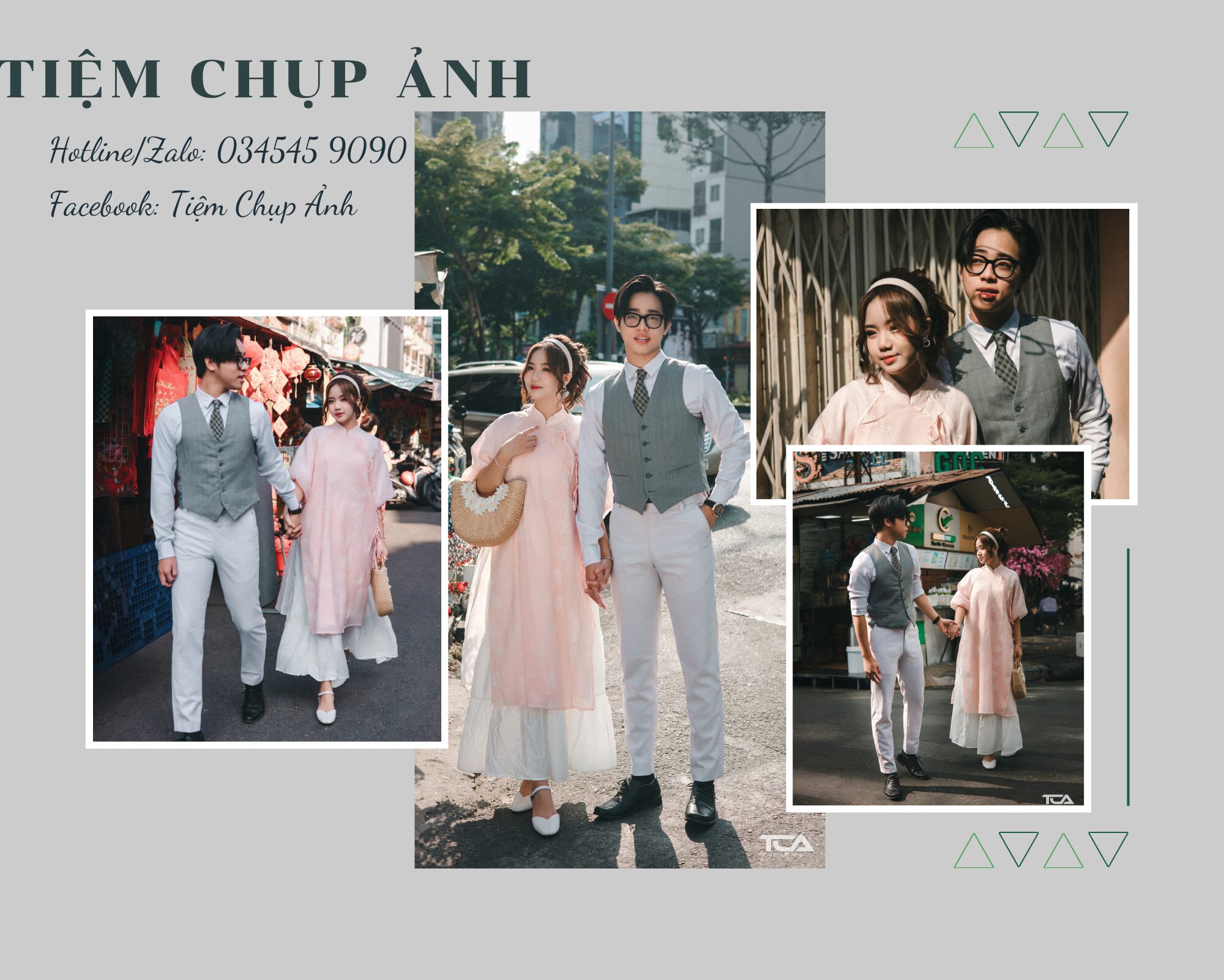 chụp couple áo dài