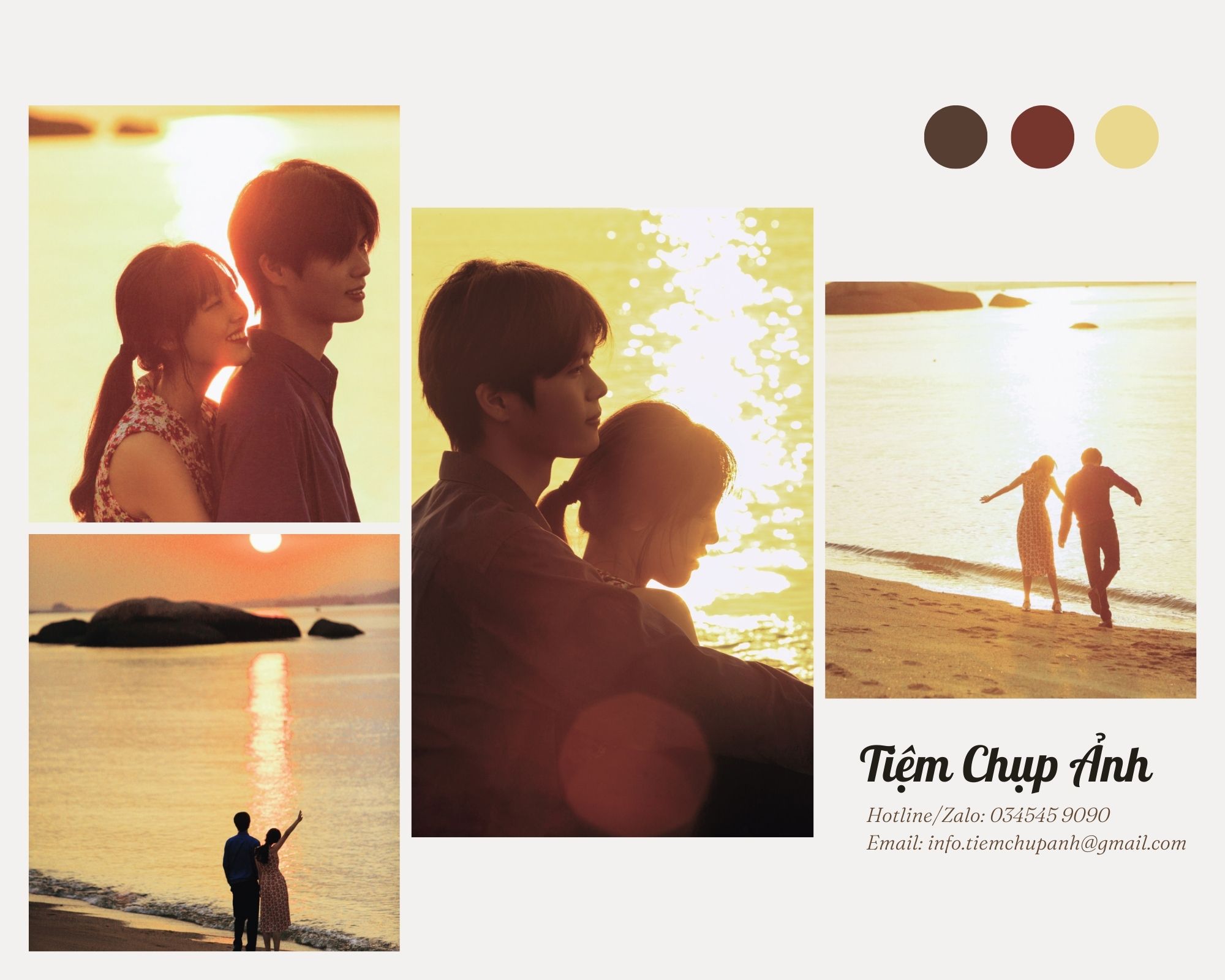 chụp ảnh couple ở biển