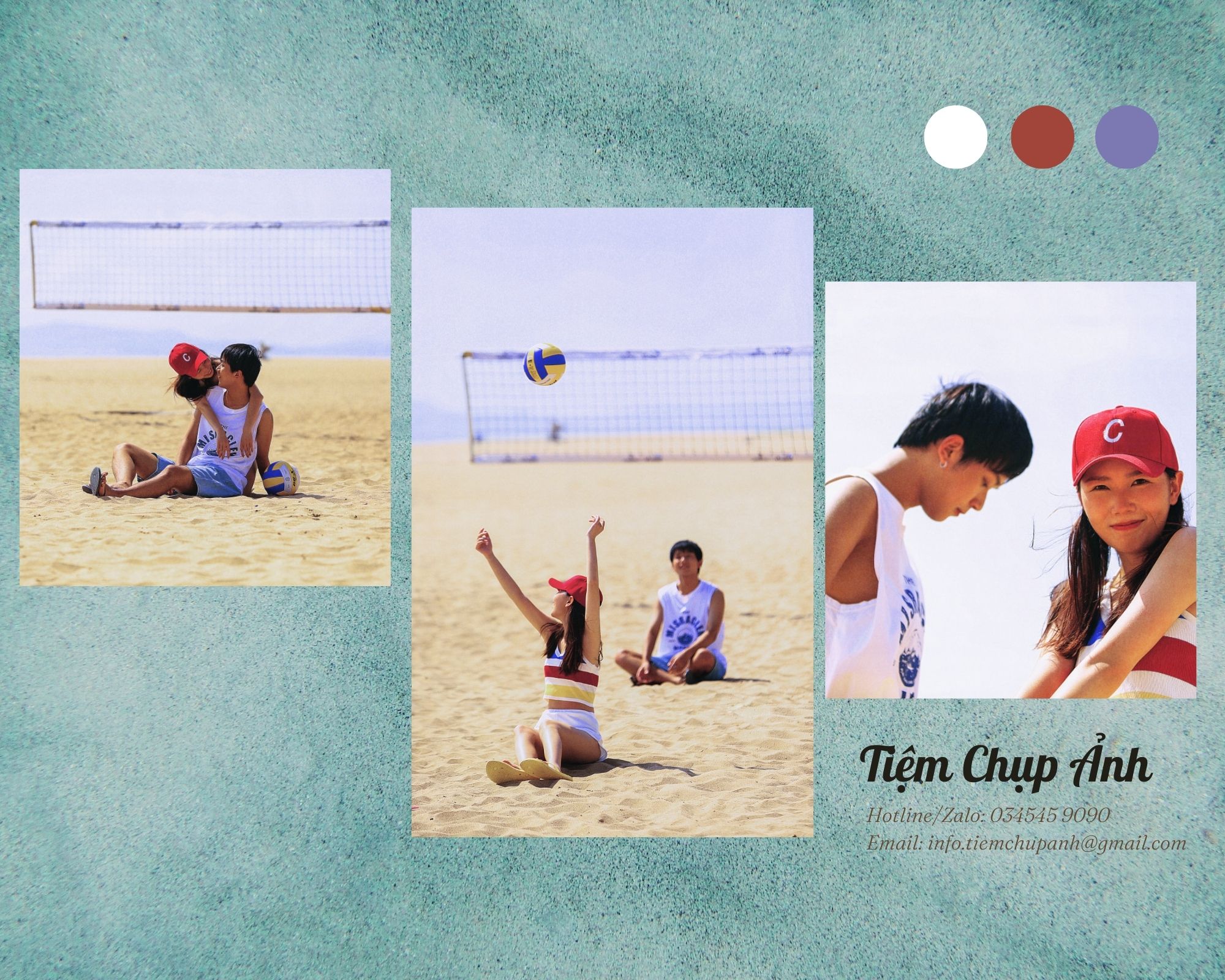 chụp ảnh couple ở biển