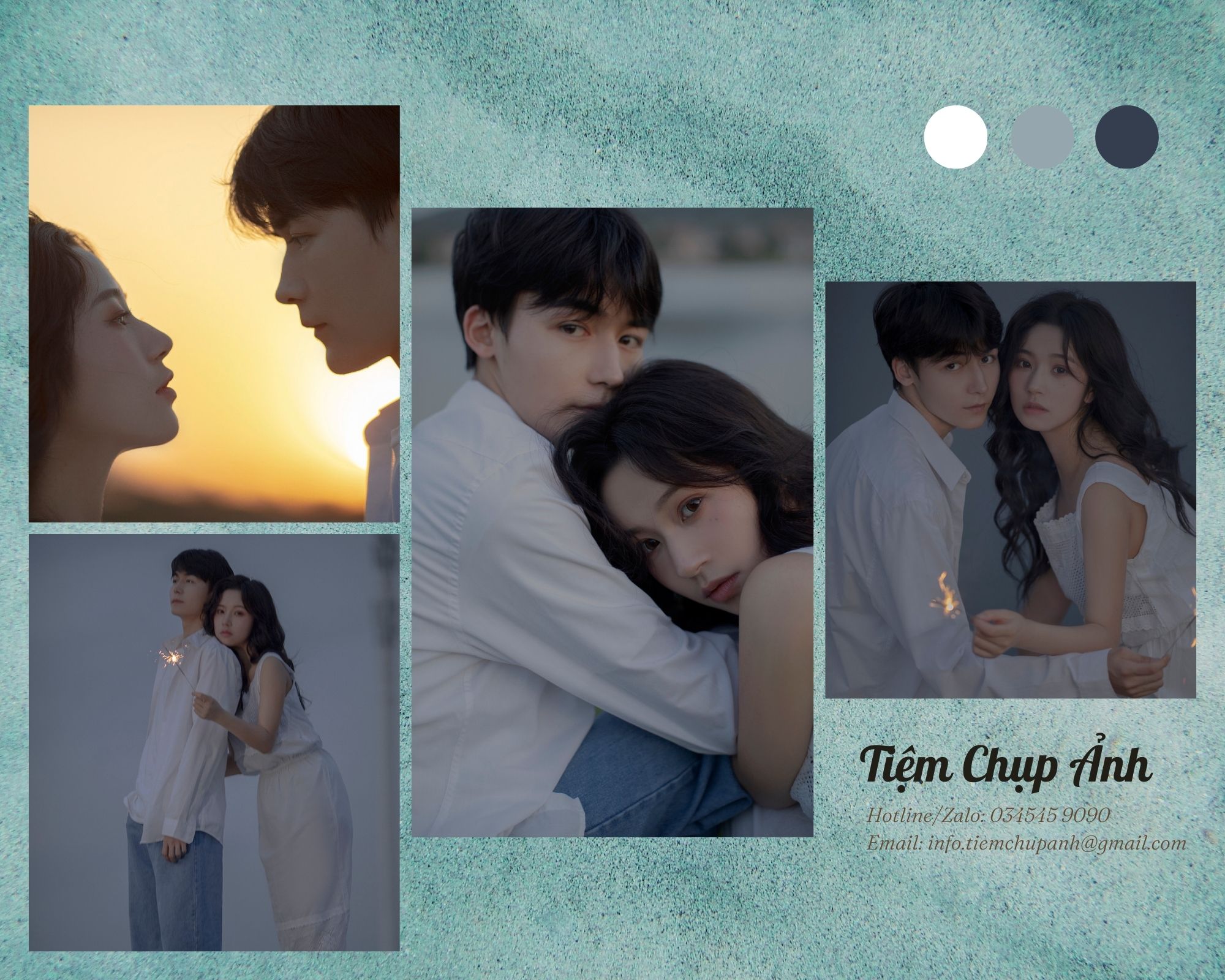 ảnh cặp đôi chụp ở biển