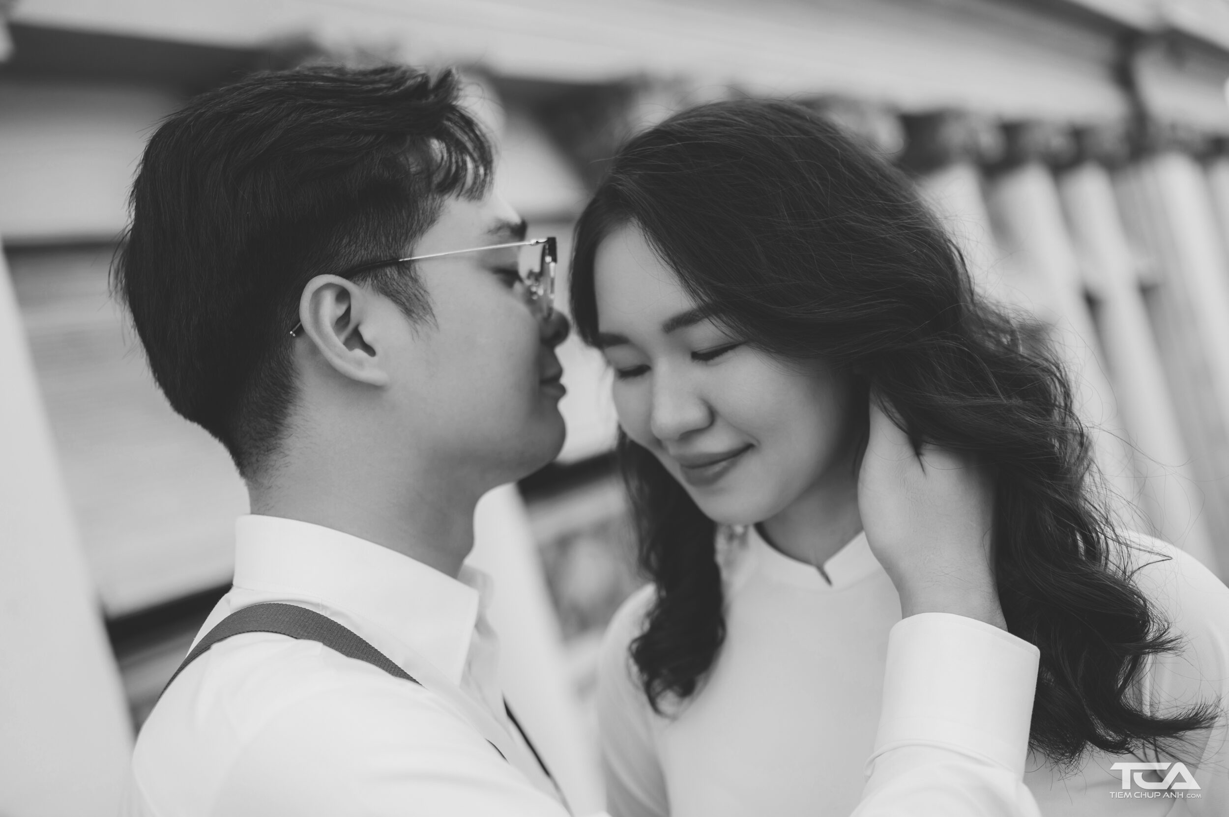 chụp hình cùng người yêu
