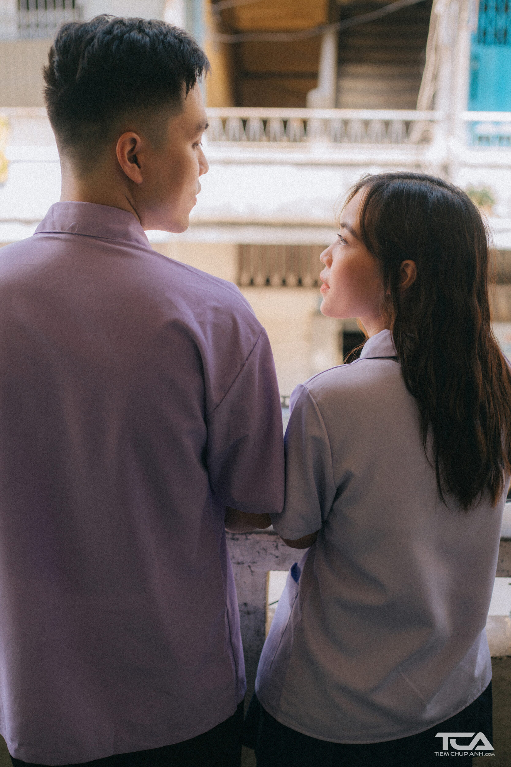chụp ảnh với người yêu giấu mặt