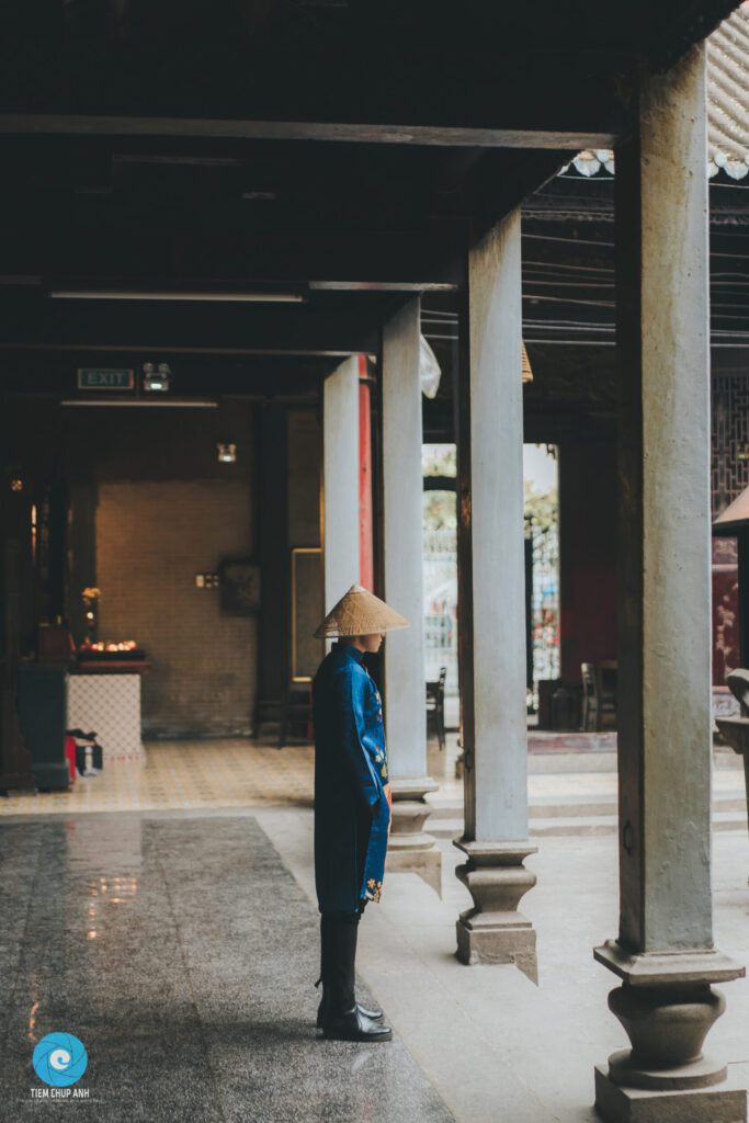 chụp ảnh áo dài cách tân