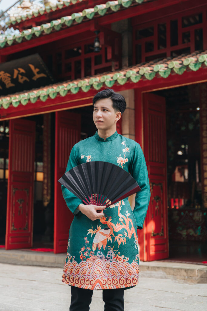 chụp ảnh tết áo dài
