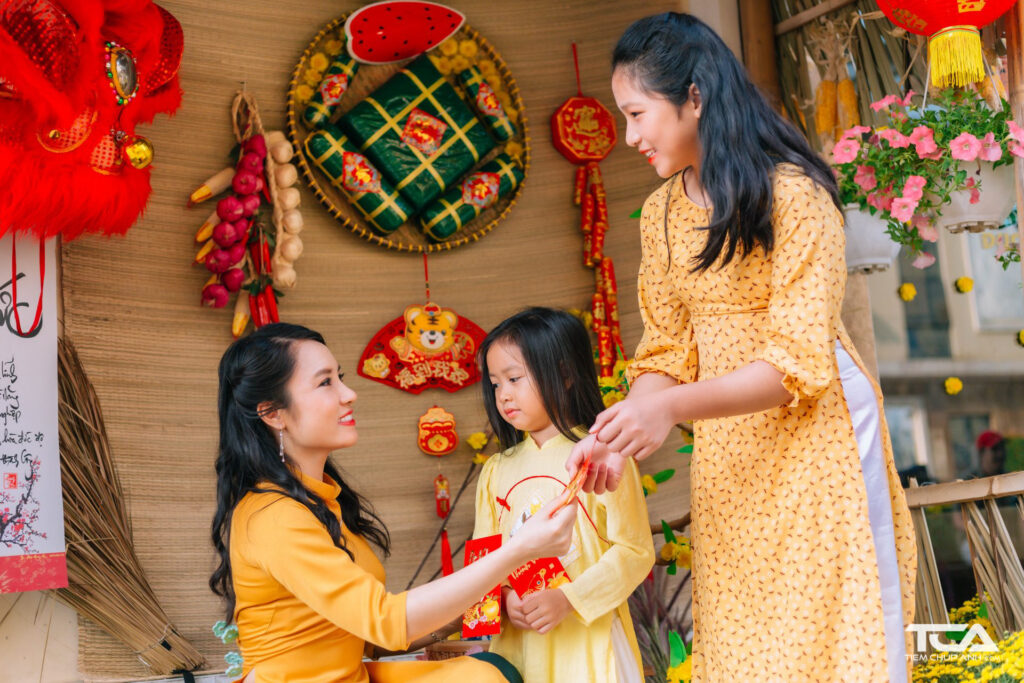 chụp ảnh tết cho gia đình