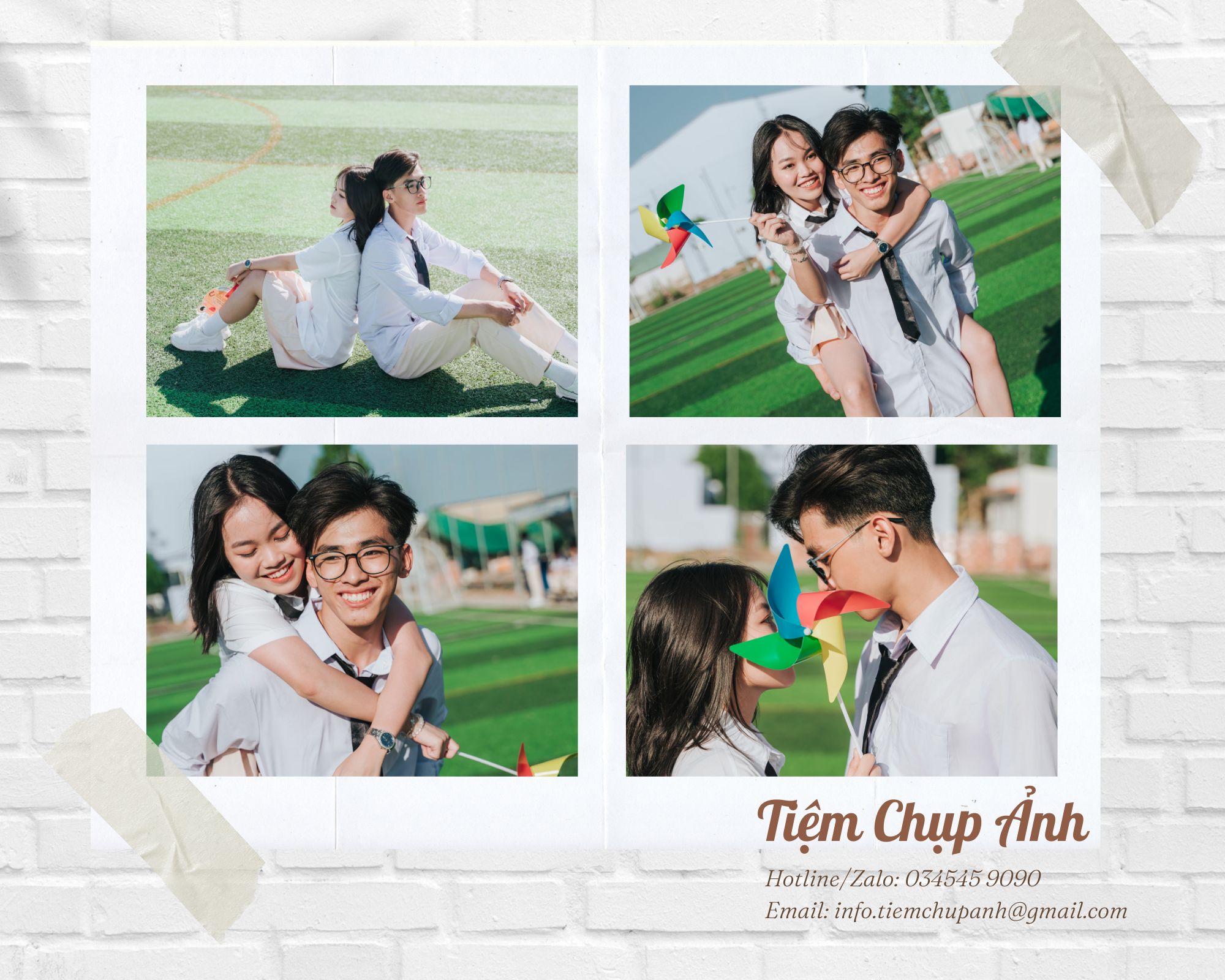 tạo dáng chụp ảnh đôi đẹp học sinh