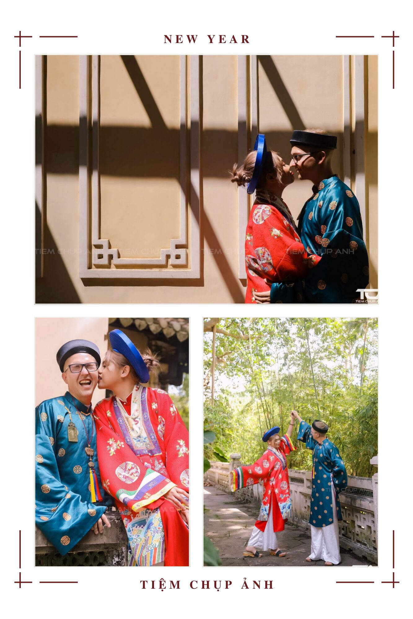 chụp tết áo dài