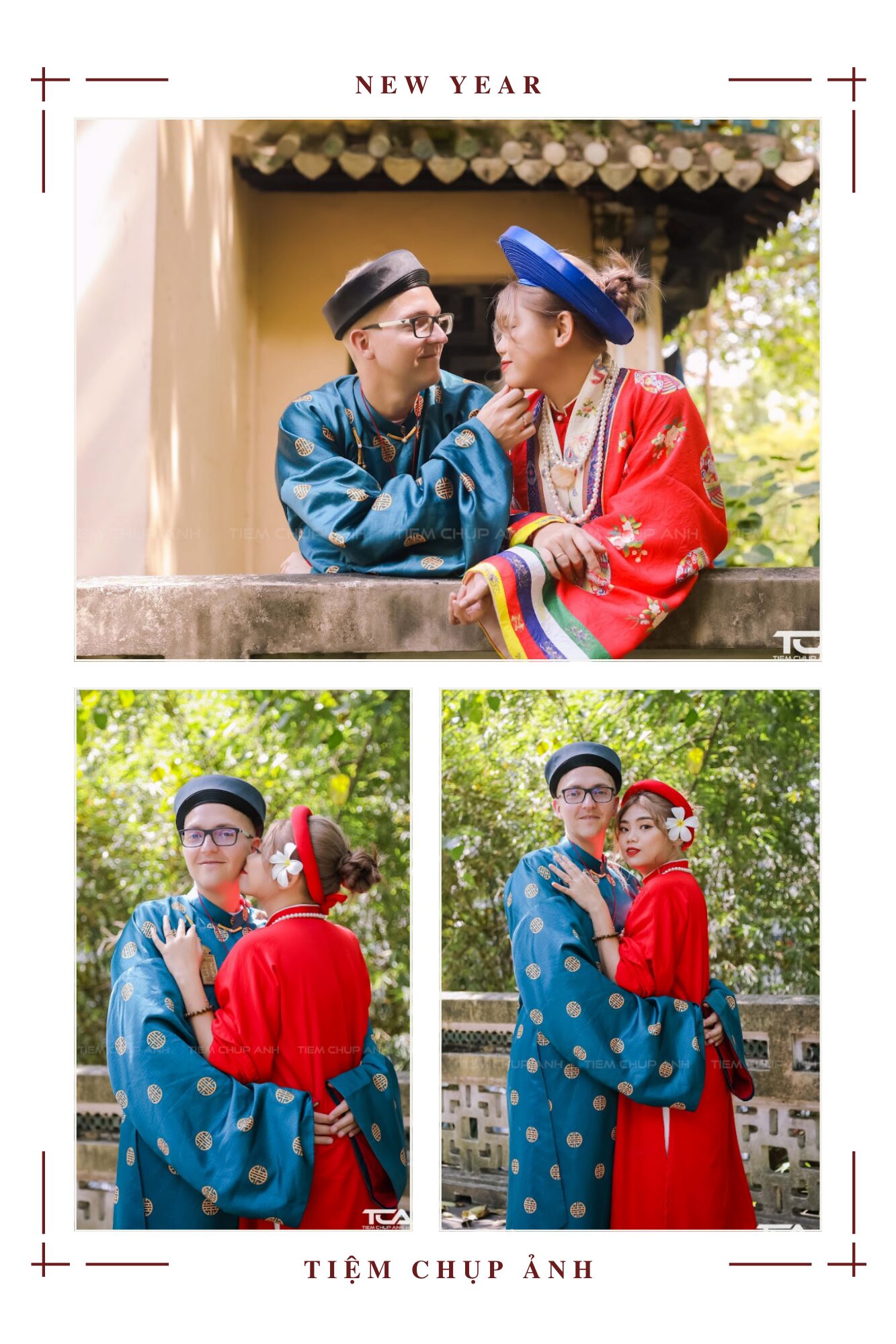 chụp ảnh tết áo dài