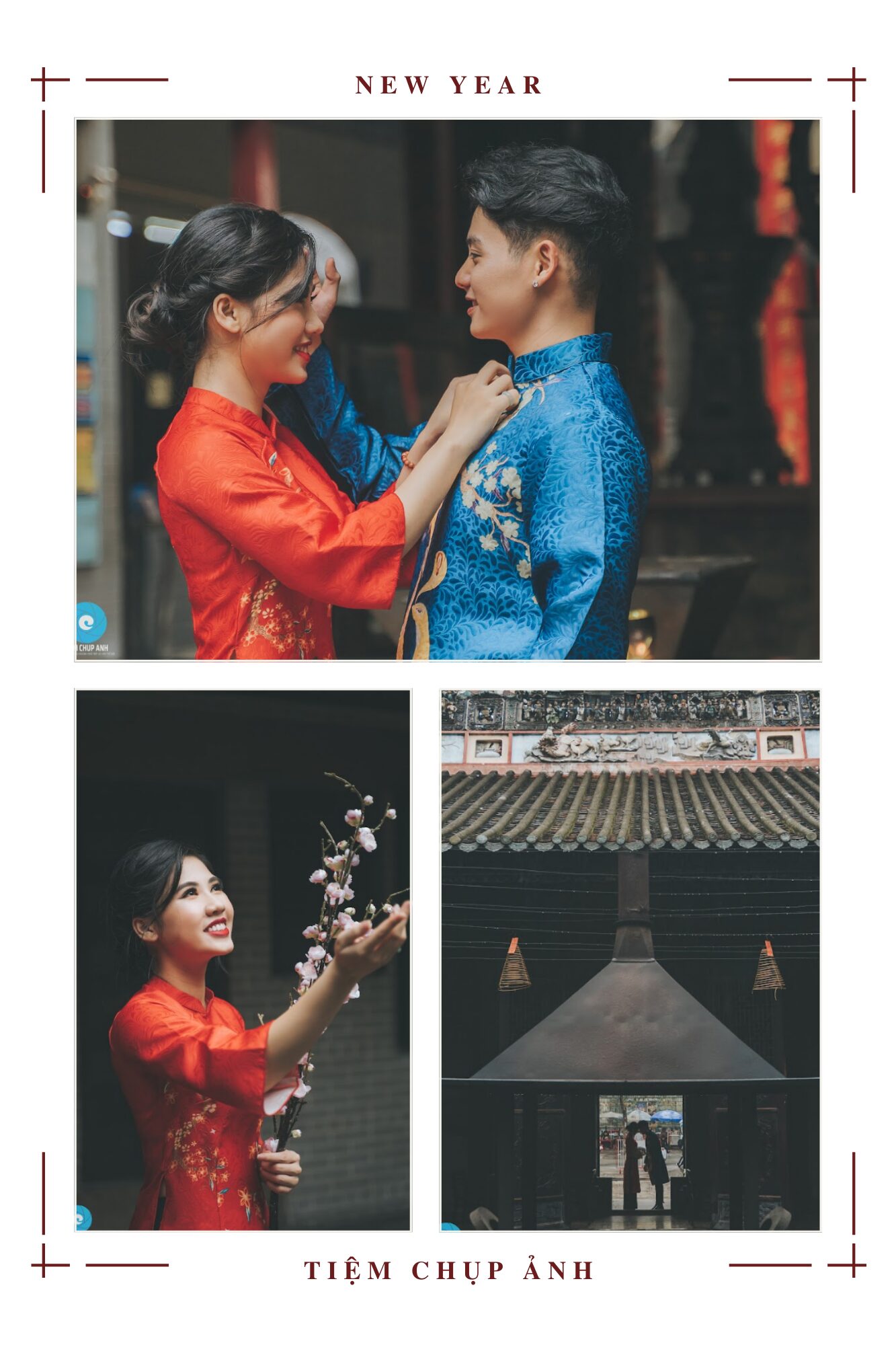 chụp hình ngày tết