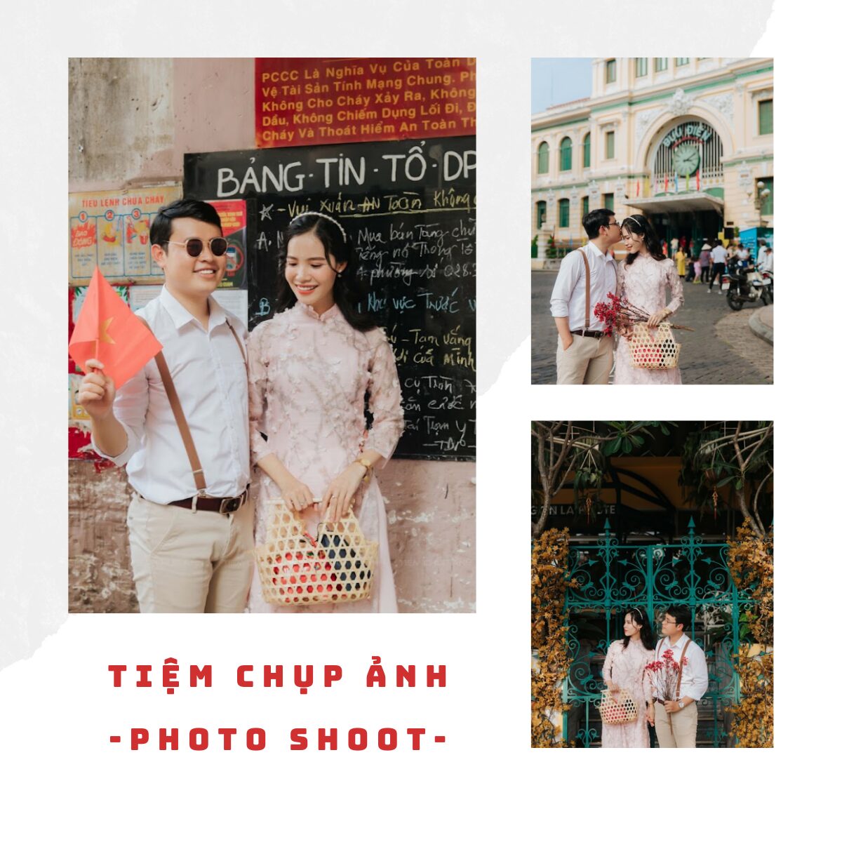 concept chụp ảnh tết