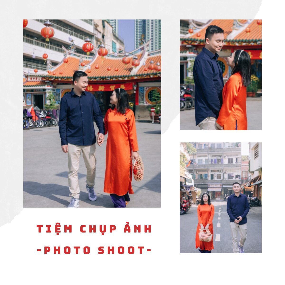 chụp ảnh concept tết