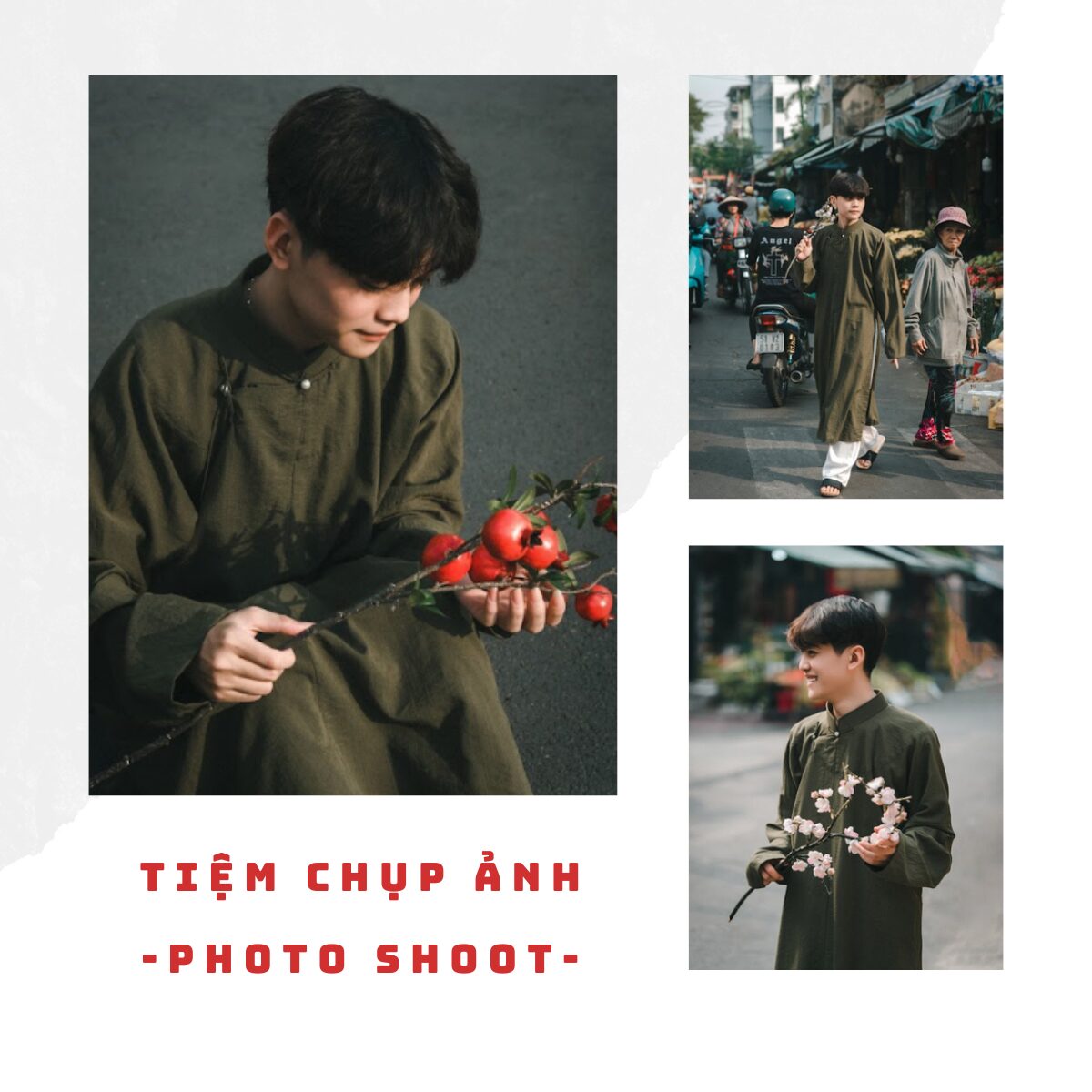 concept chụp tết
