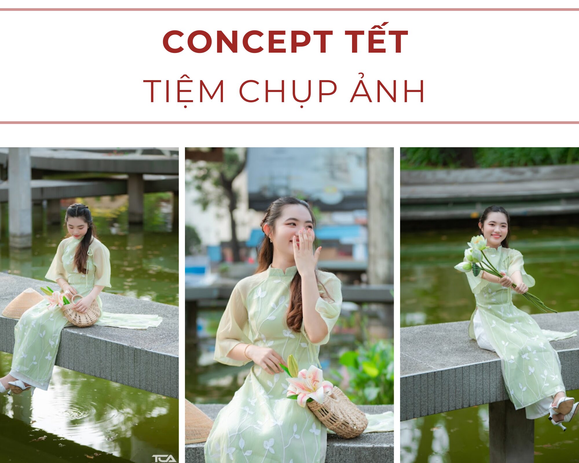 chụp áo dài xuân