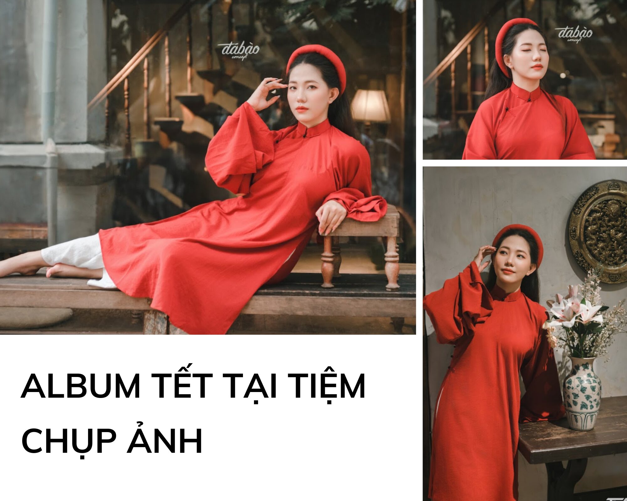 chụp hình tết ở phố ông đồ