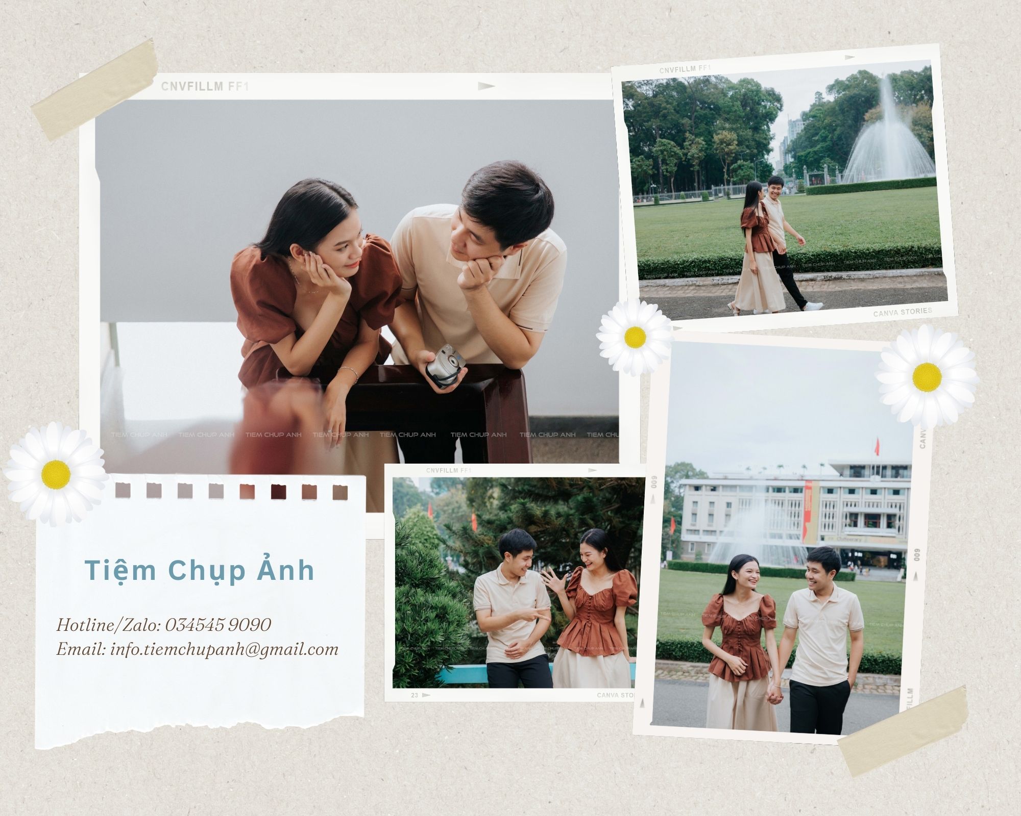 chụp ảnh nắm tay với người yêu
