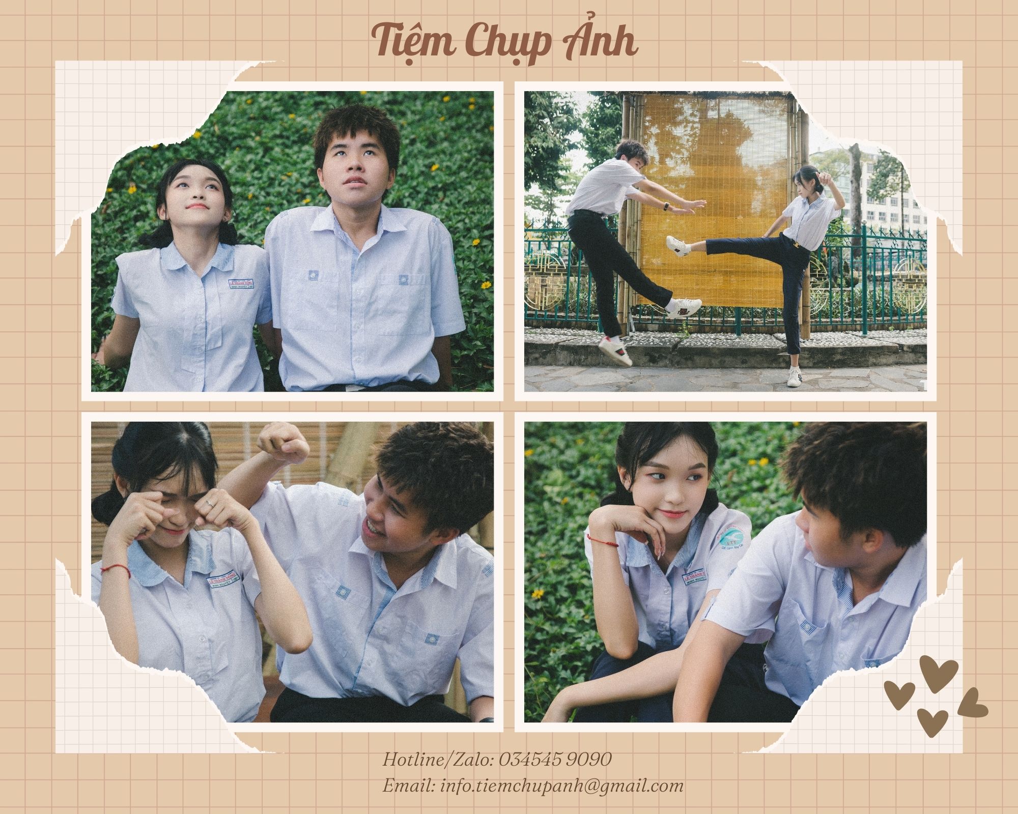 ảnh cặp đôi học sinh