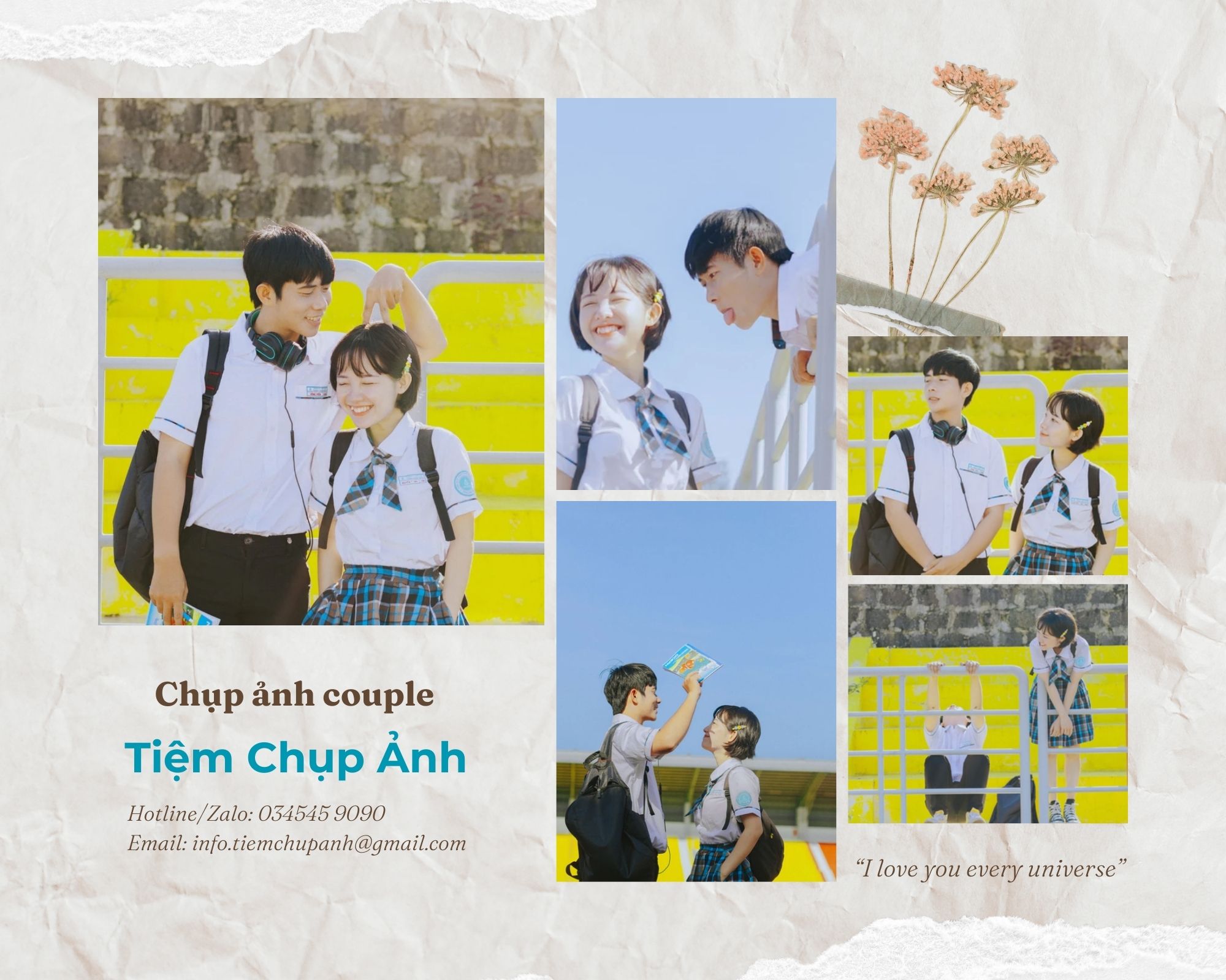 ảnh couple học sinh