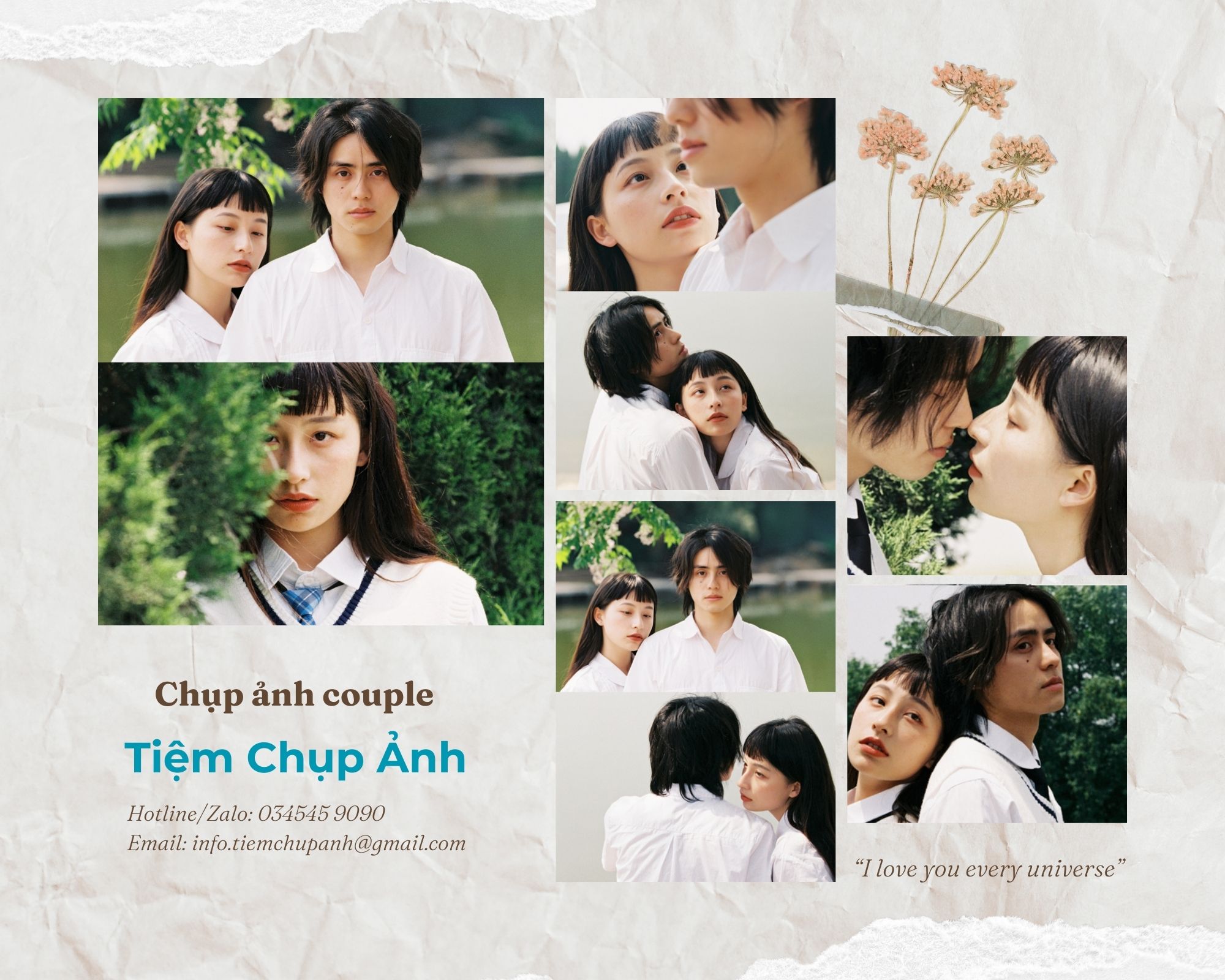 chụp ảnh couple học sinh