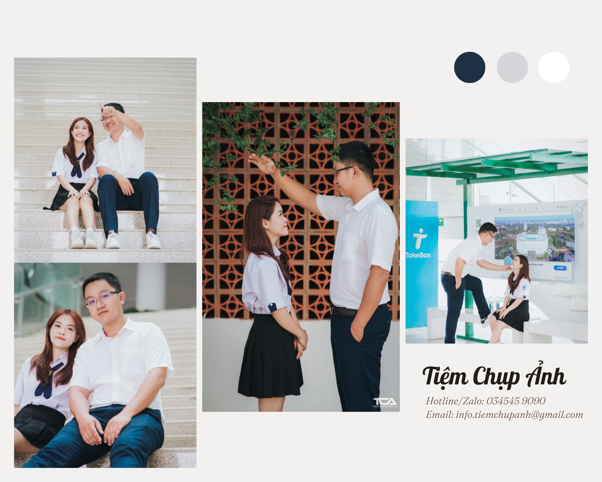 chụp hình sinh đôi