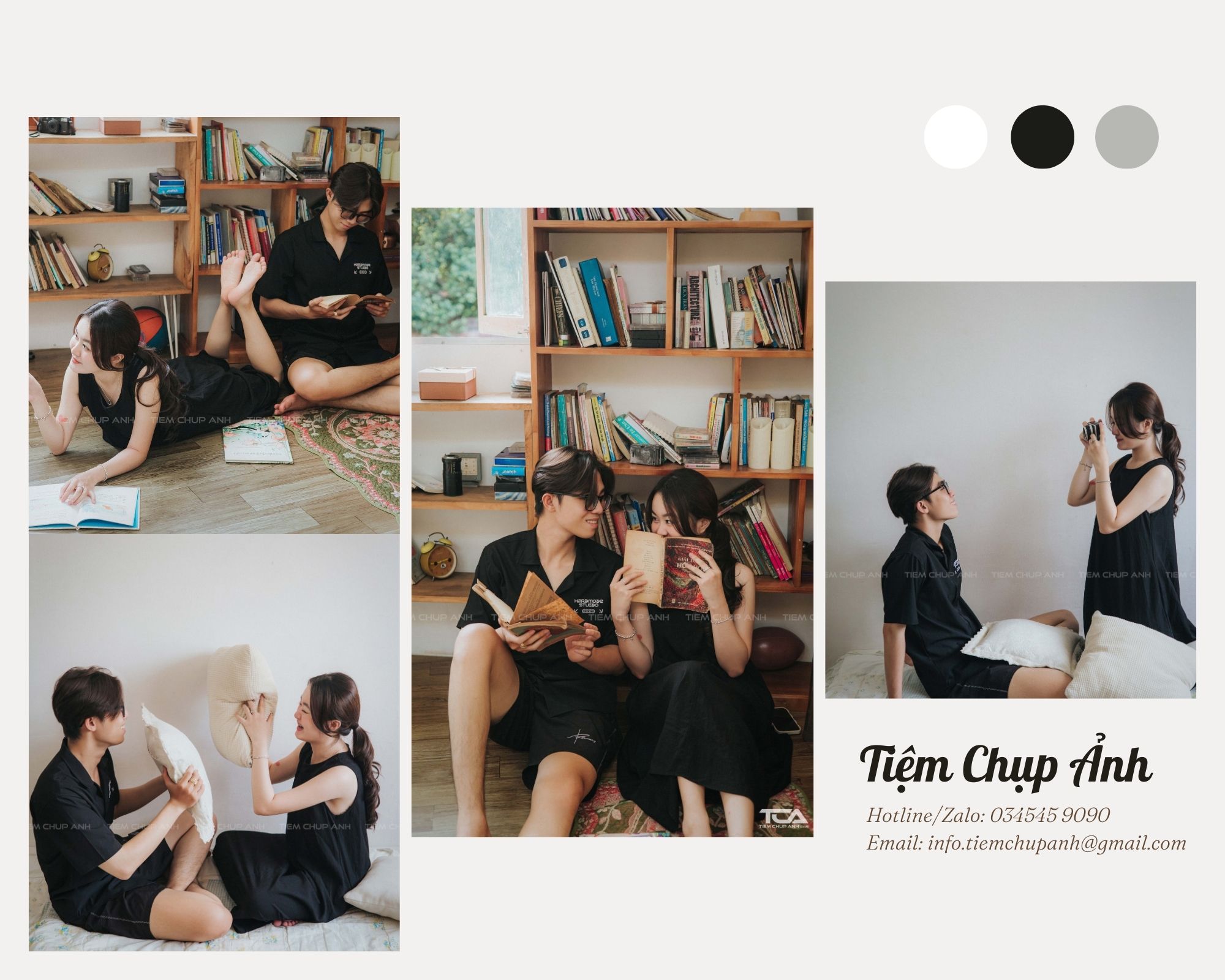 chụp hình sinh đôi